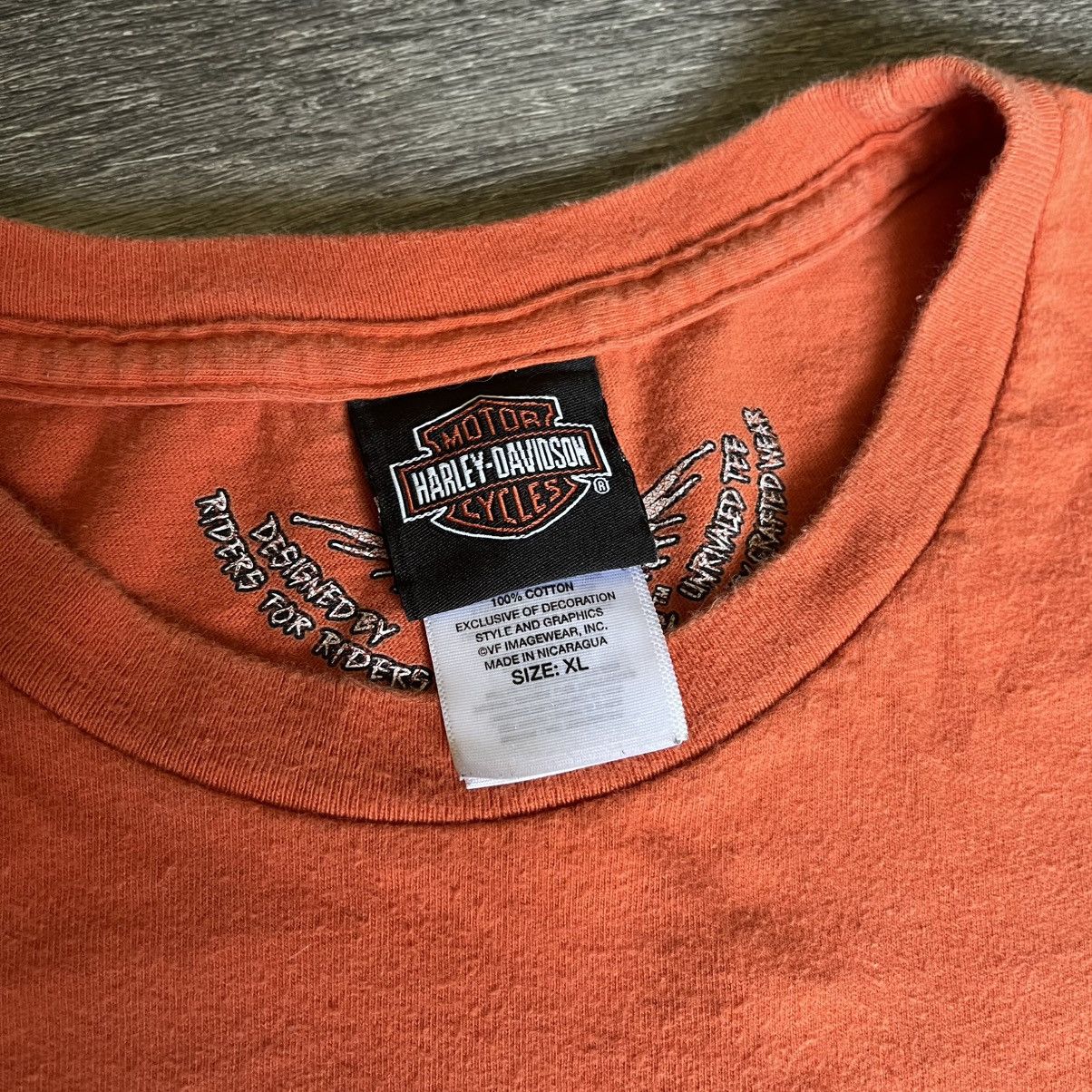Harley Davidson × Vintage Vintage Harley Davidson Skull Eagle Graphic Logo Tee Shirt Size US XL / EU 56 / 4 - 6 Thumbnail