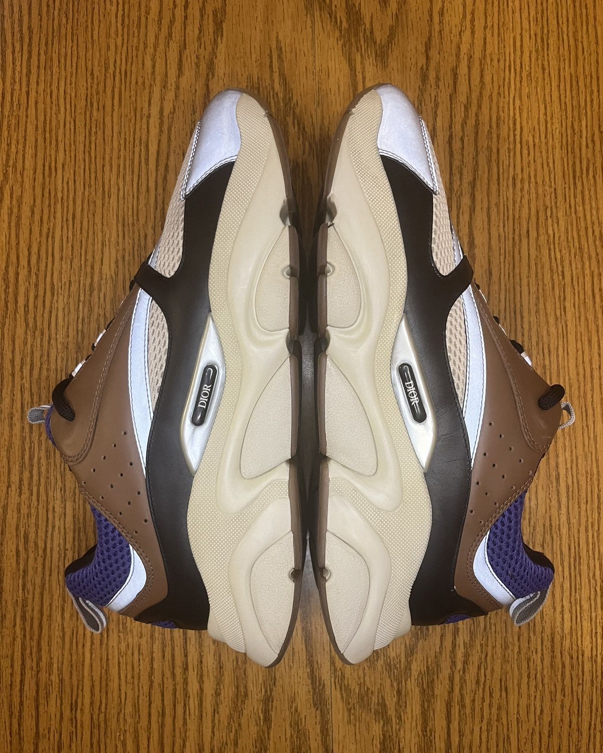 Dior Dior B22 Sneaker (Coffee/Violet) Size US 11 / EU 44 - 3 Thumbnail