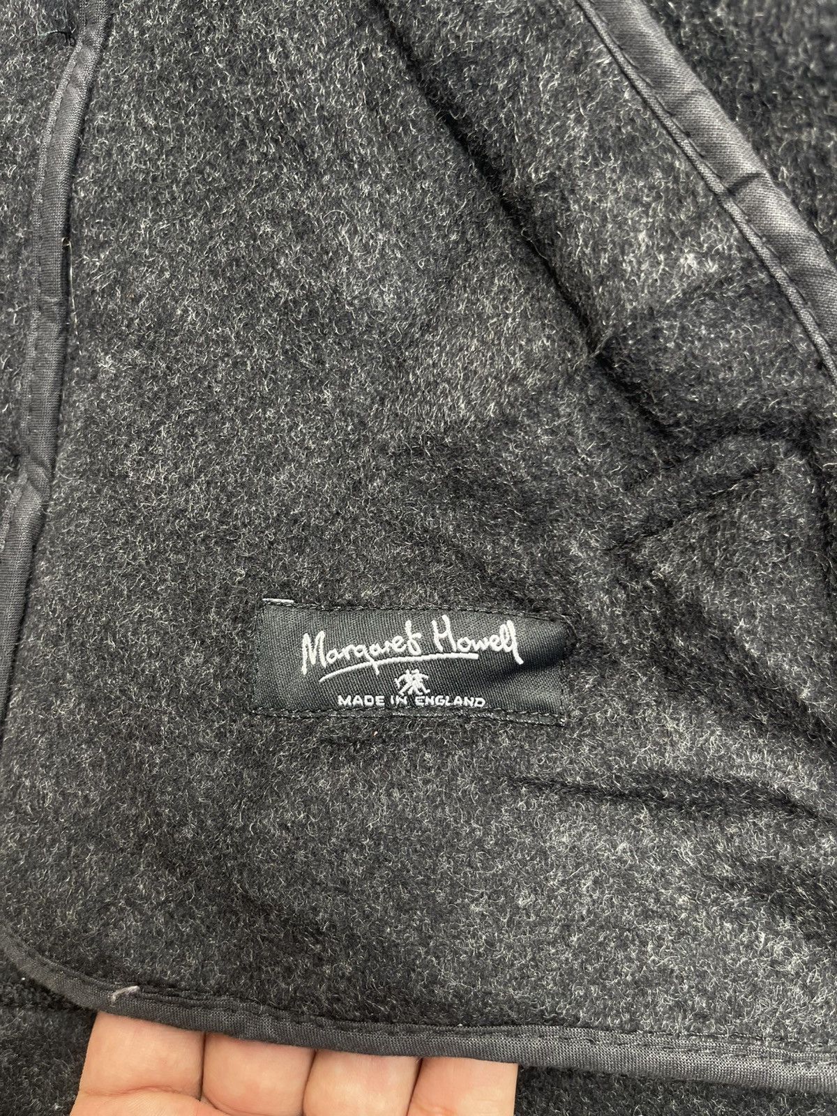 Designer × Margaret Howell Margaret Howell Charcoal Grey Wool Peacoat - Made in England Size US M / EU 48-50 / 2 - 5 Thumbnail