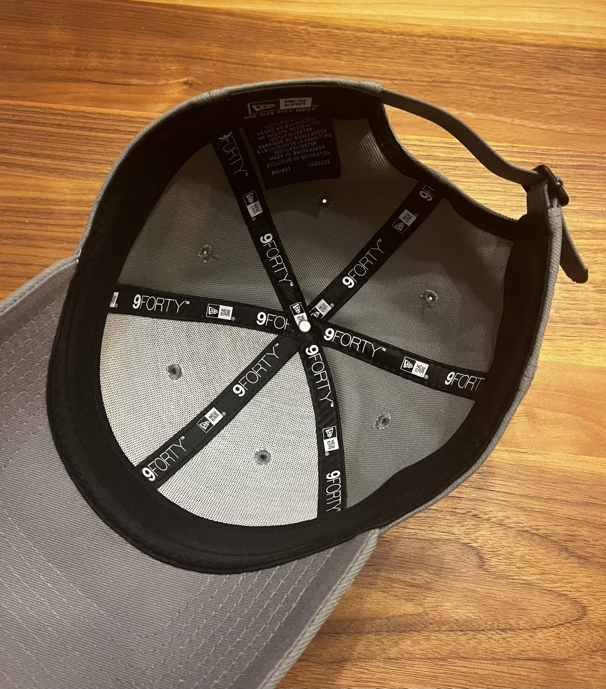 Reigning Champ Monogram Logo New Era 9FORTY Adjustable Cap Size ONE SIZE - 5 Thumbnail