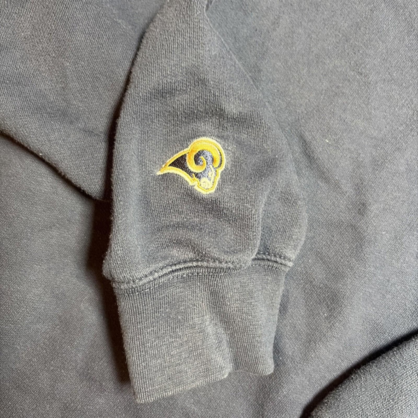NFL NFL Team Apparel St. Louis LA Rams Navy Blue Gold Hoodie XL Size US XL / EU 56 / 4 - 6 Thumbnail