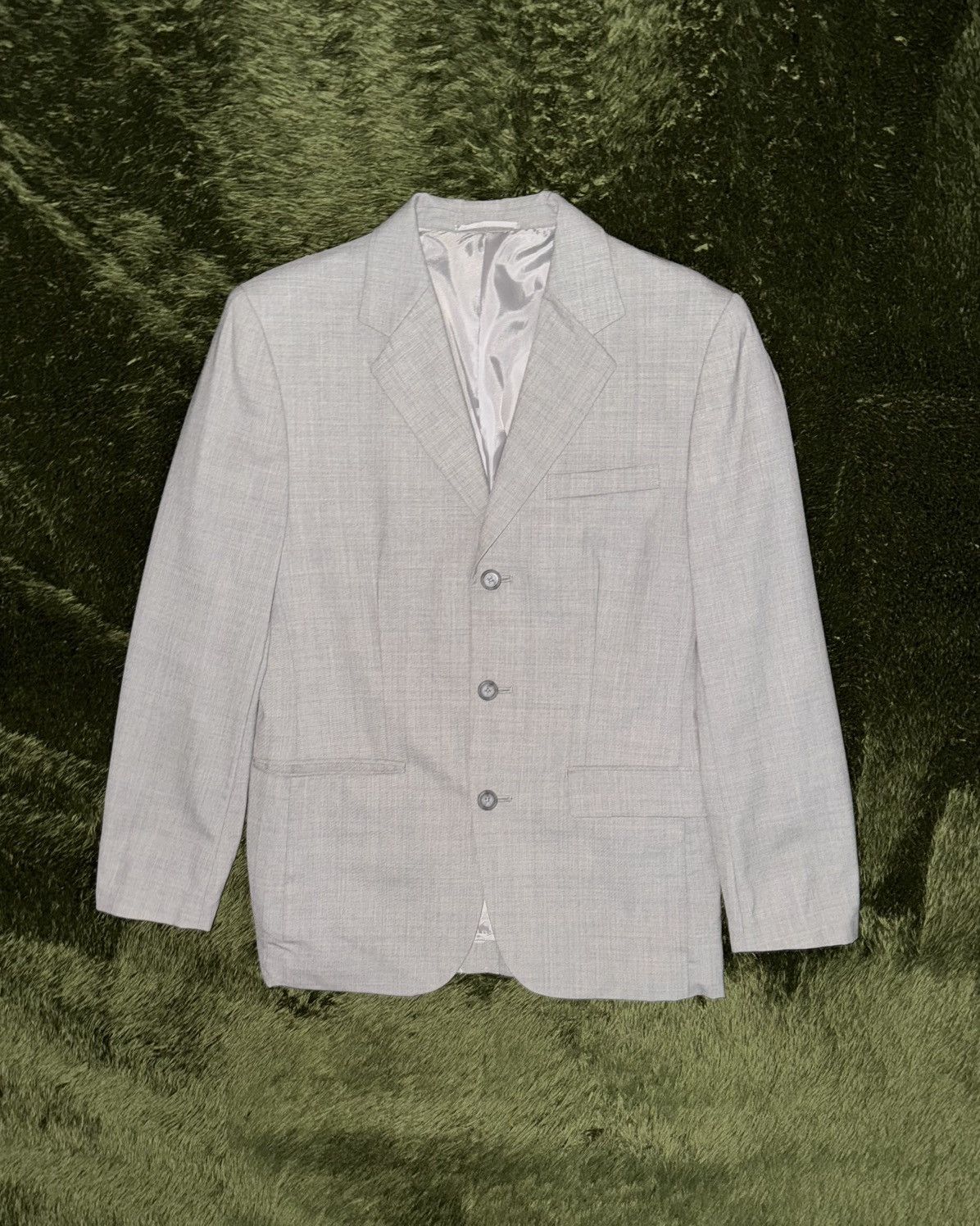 J. Press J.Press New Wool Classic-Fit Blazer Jacket – Light Grey Size 40R - 1 Thumbnail
