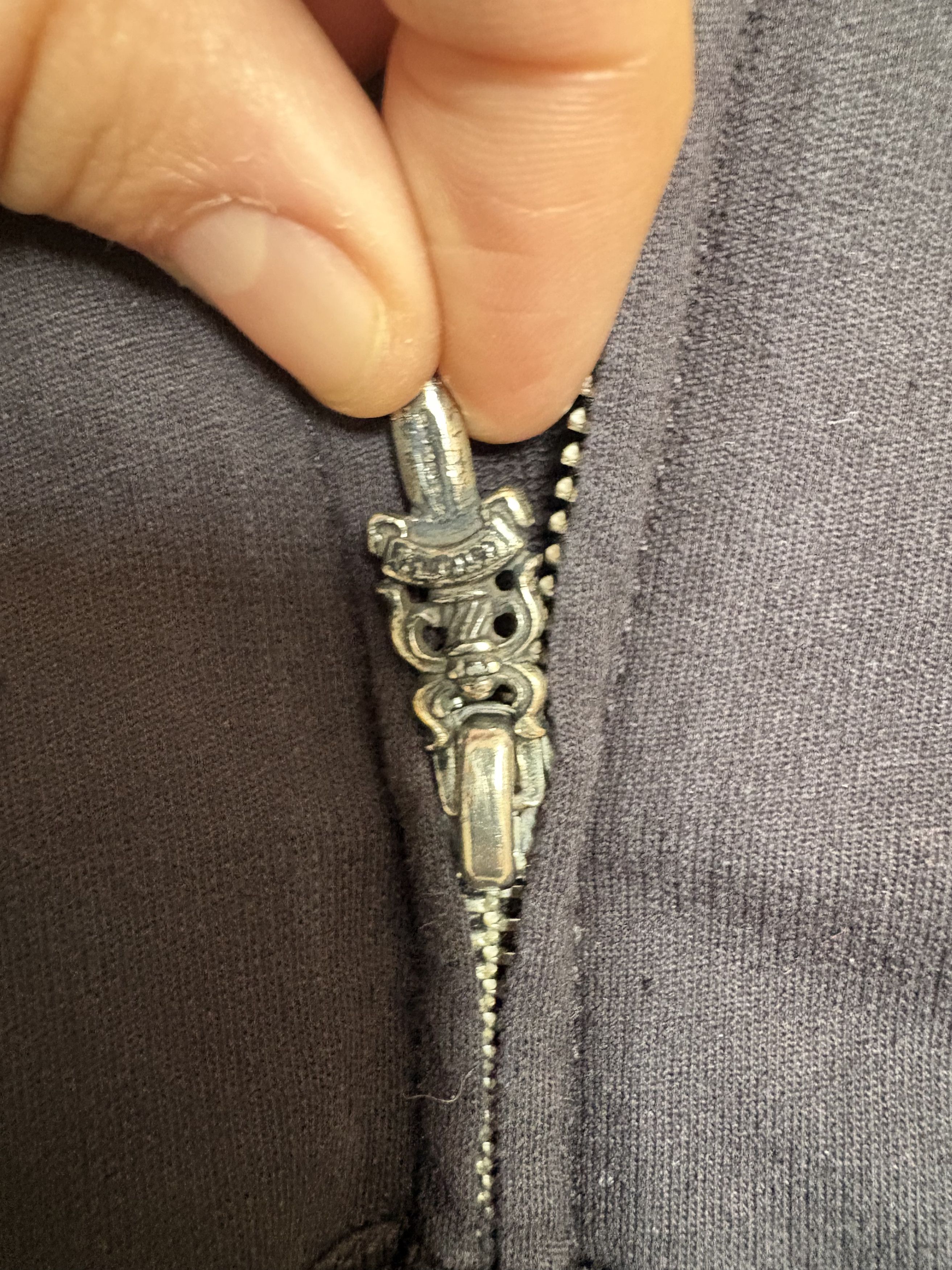 Chrome Hearts Archival early 2010s Chrome Hearts Full Zip Hoodie Size US M / EU 48-50 / 2 - 5 Thumbnail