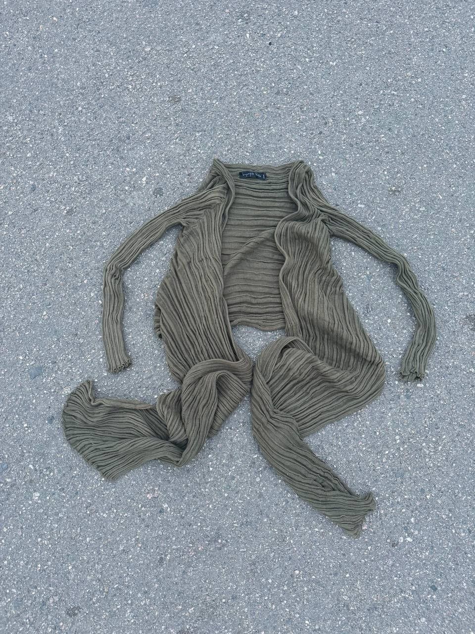 Y2K Katharine Hamnett London Avantgarde Knitted Cardigan