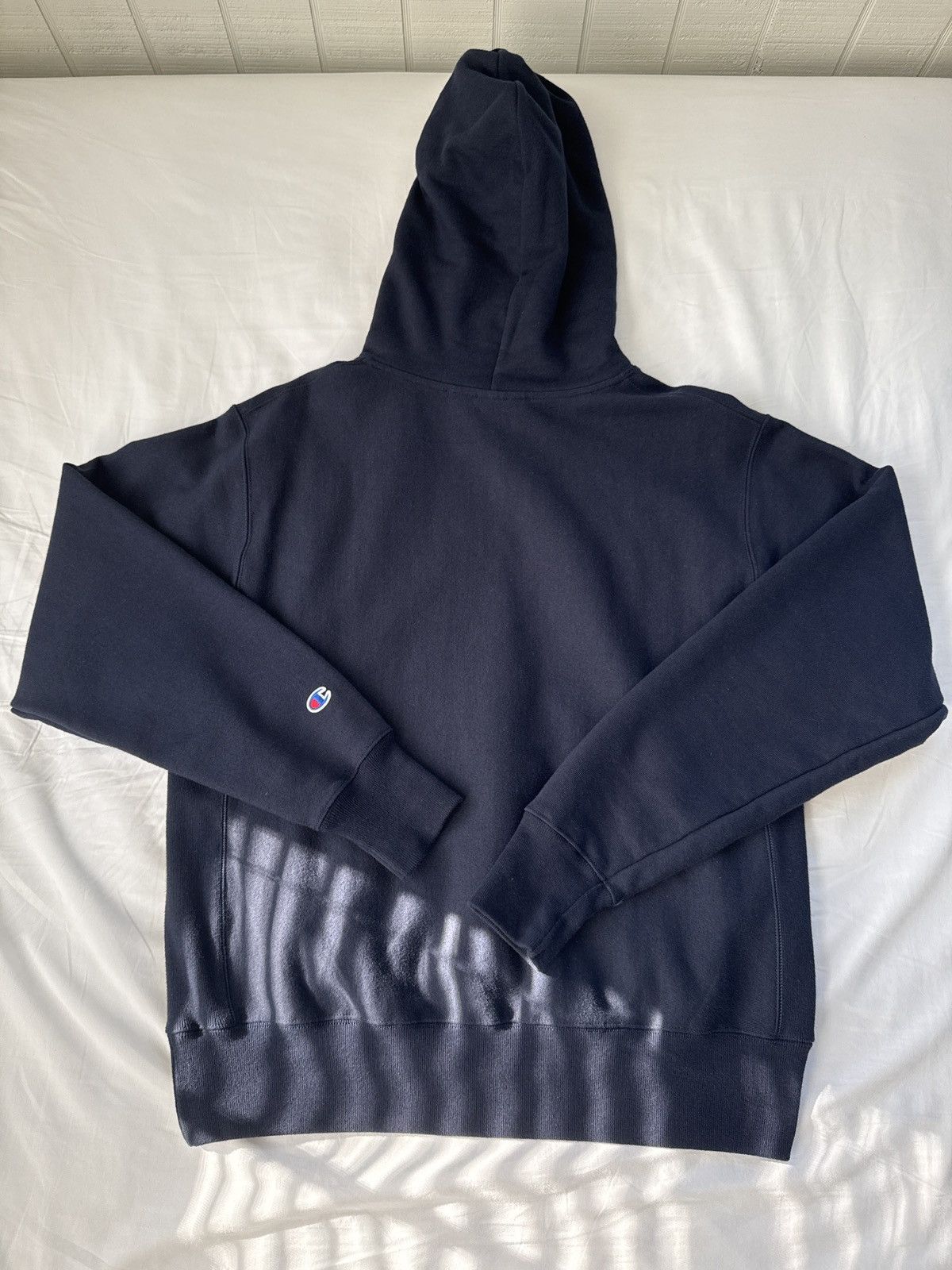 Champion Reverse Weave Hoodie MoMa Edition Navy