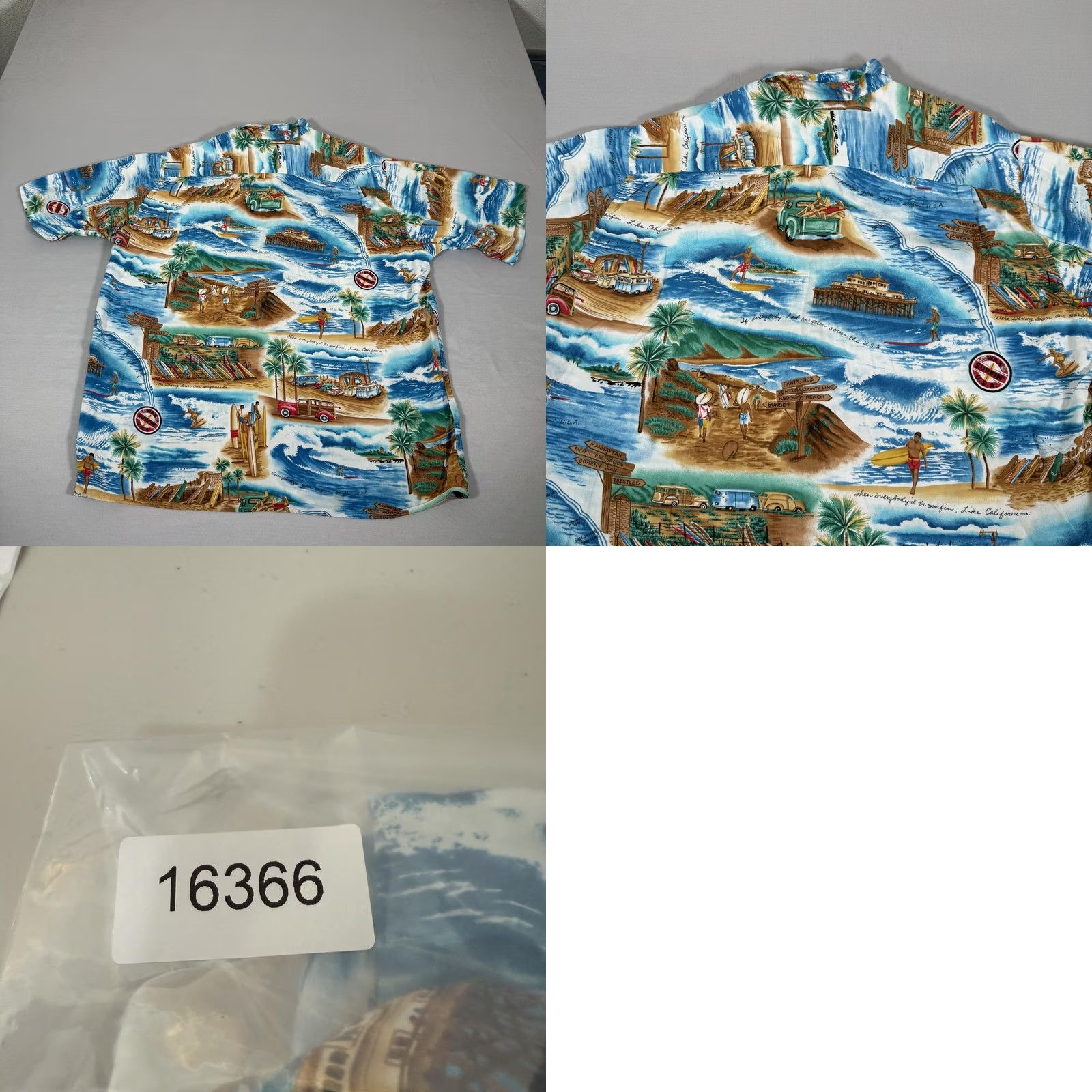 Reyn Spooner VINTAGE Reyn Spooner Shirt Mens Medium Blue The Beach Boys Band Music Hawaiian Shirt Size US M / EU 48-50 / 2 - 8 Thumbnail