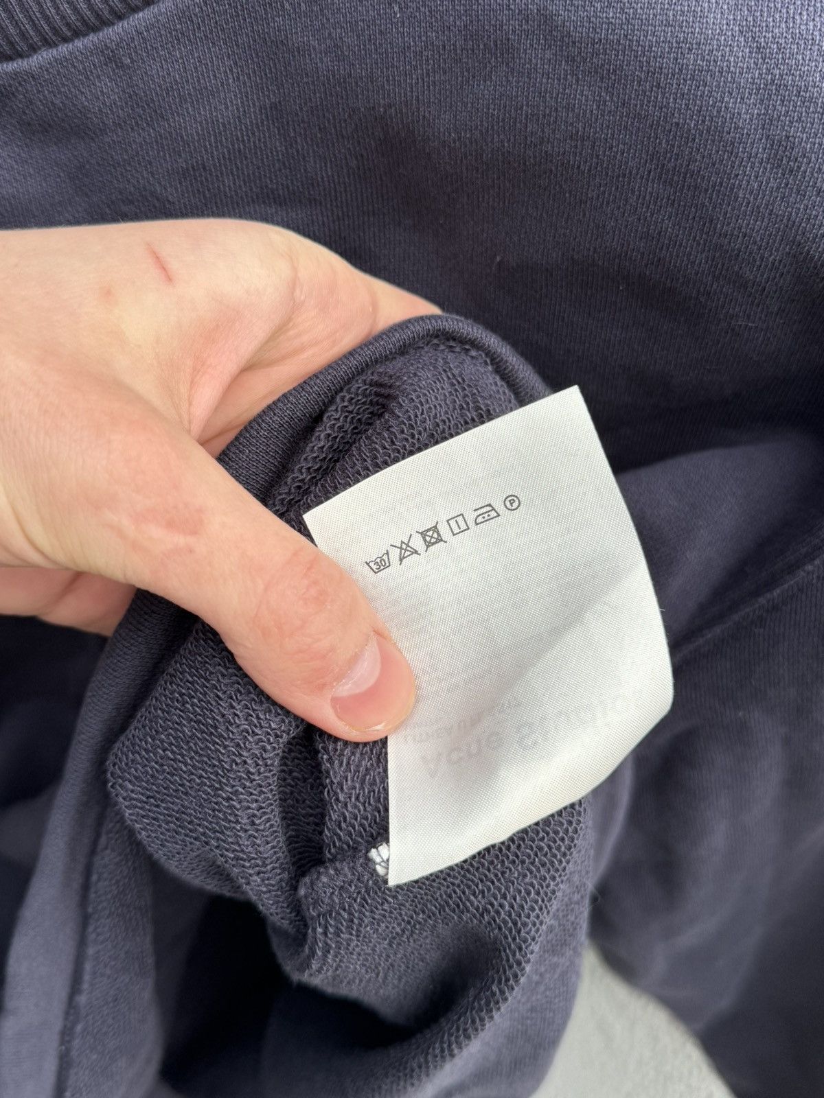 Acne Studios × Japanese Brand Acne Studios Lithea Women's Blue Crop Sweatshirt Top Size S Size S / US 4 / IT 40 - 4 Thumbnail