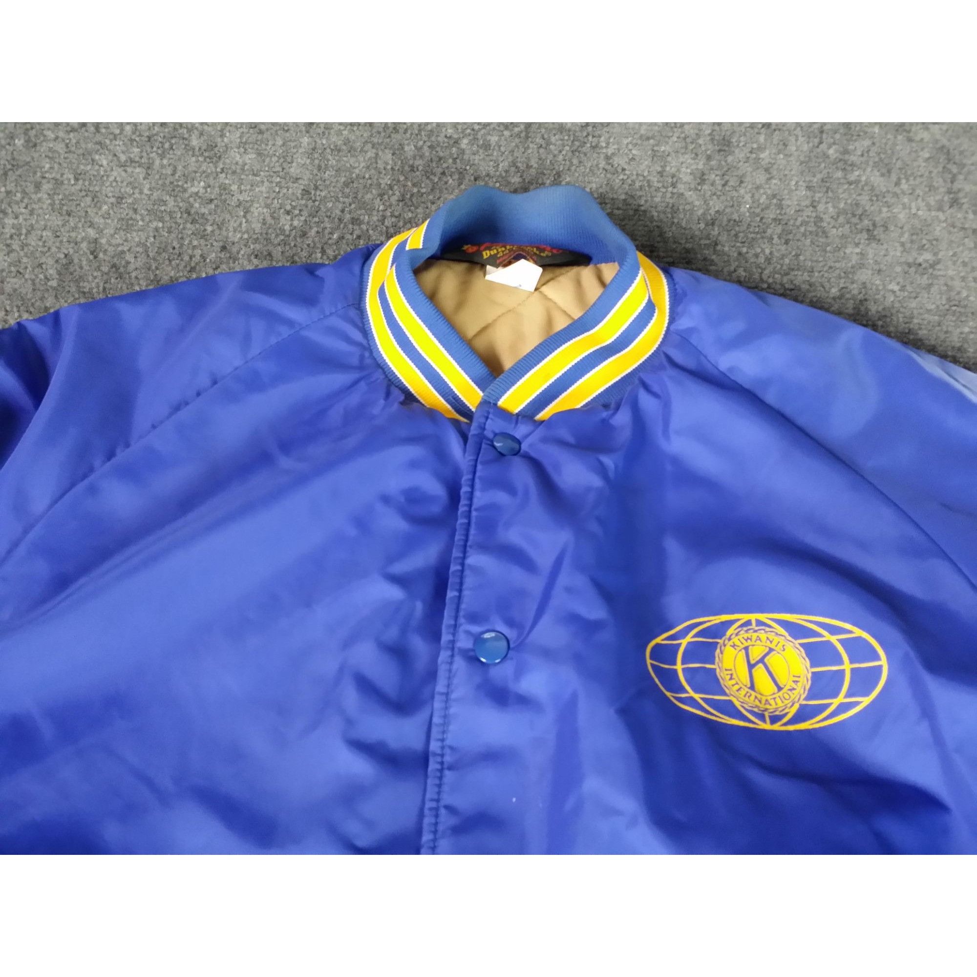 Dunbrooke Vintage Kiwanis Club Of Casper Varsity Jacket Men Sz L 44-46 Size US L / EU 52-54 / 3 - 2 Thumbnail