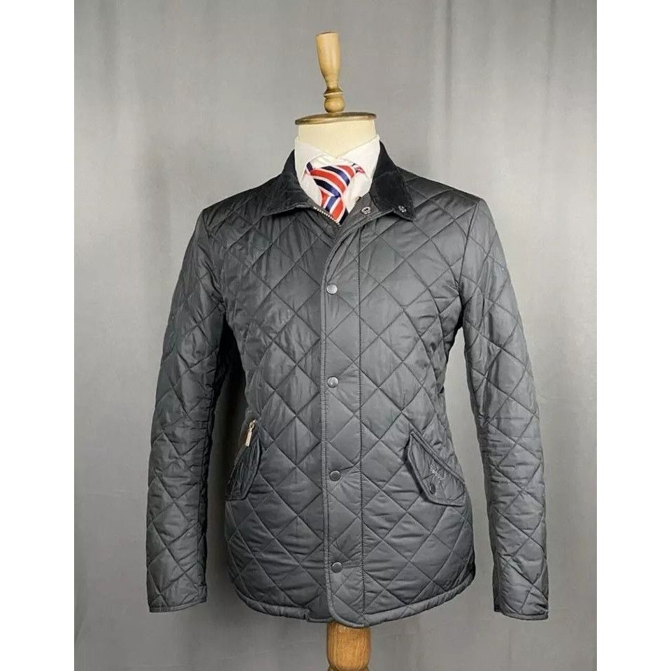 Barbour Barbour Chelsea Sportsquilt Men's Black Quilted Jacket Size Size US S / EU 44-46 / 1 - 8 Thumbnail