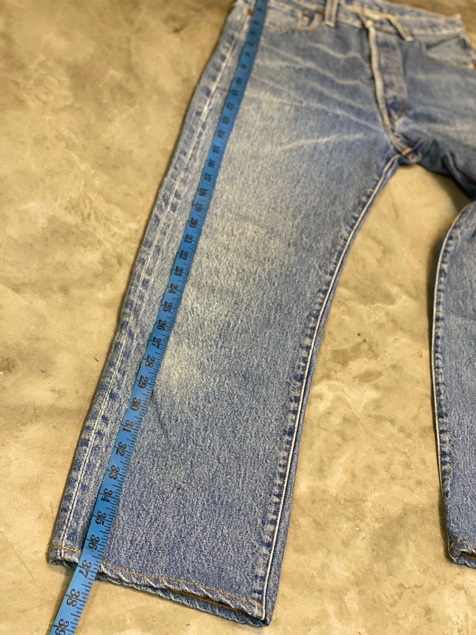 Levi's VINTAGE LEVIS 501 90S BUTTON 555 SELVEDGE PANTS Size US 29 - 13 Thumbnail