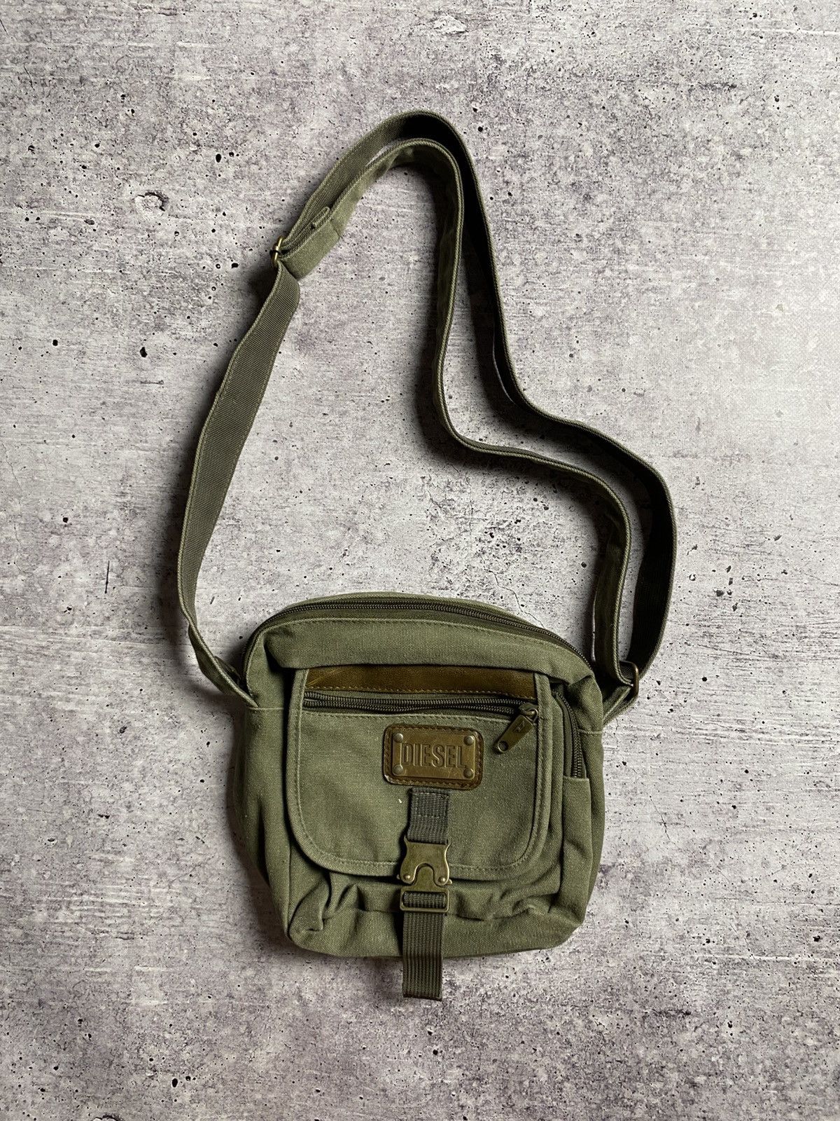 Diesel Vintage Messenger Bag in Brown, Men's
