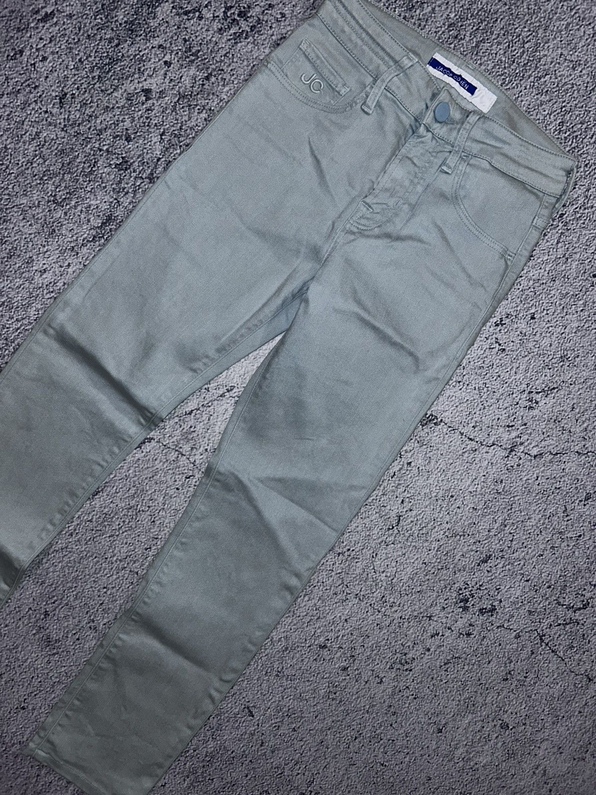 Jacob Cohen Jacob Cohën Women’s Jeans Mint Color Skinny Pants Size 25" / US 0 / IT 36 - 3 Thumbnail