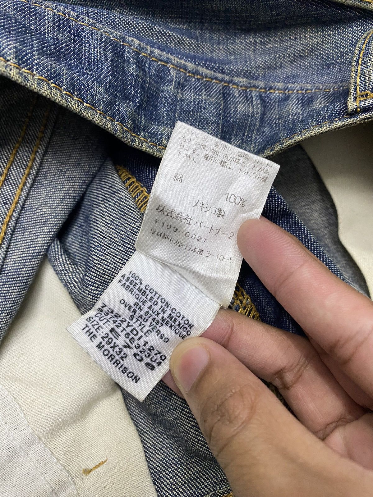 Polo Ralph Lauren × Ralph Lauren 🔥VINTAGE POLO RALPH LAUREN BOOTCUT DISTRESSED DENIM JEANS Size US 32 / EU 48 - 10 Thumbnail