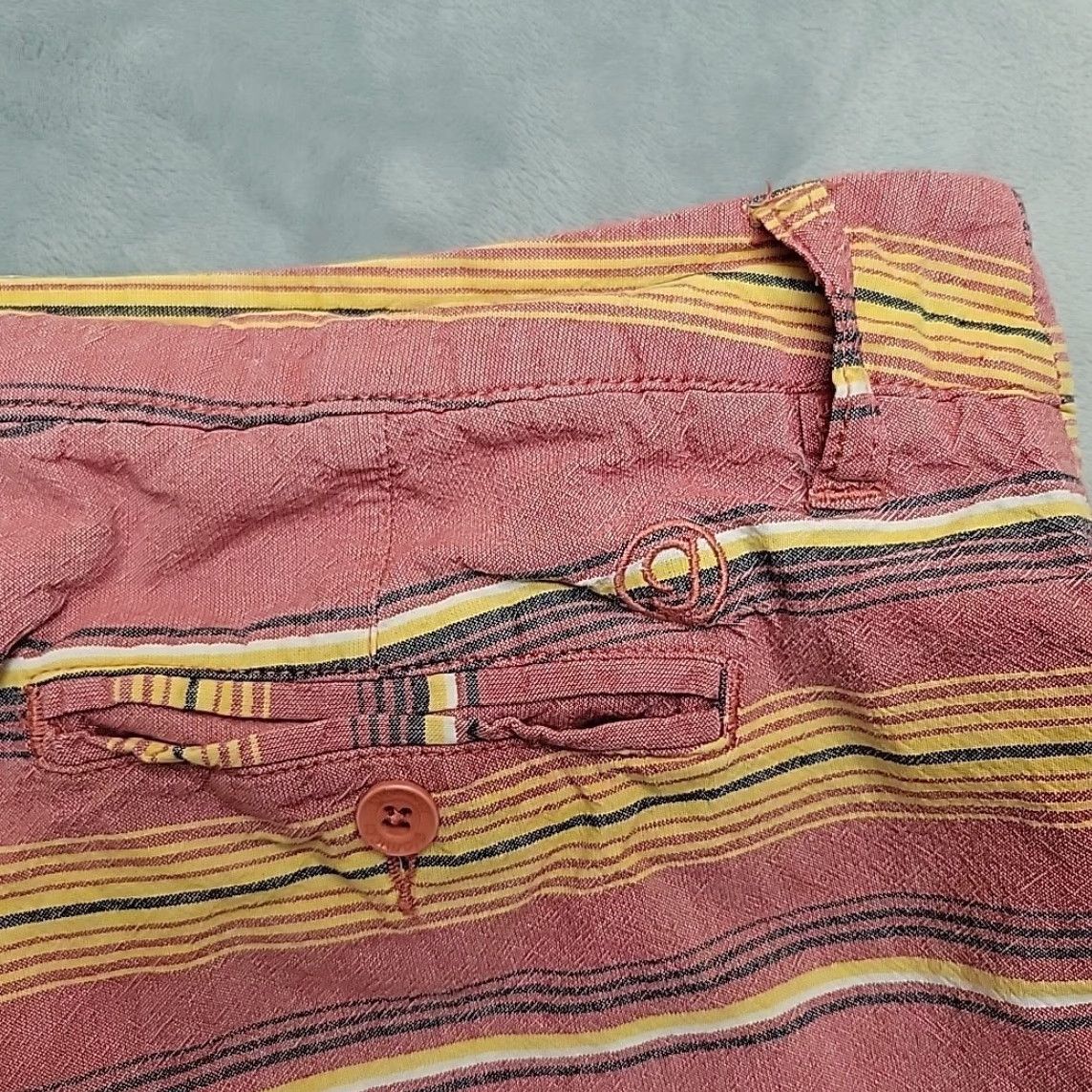 Gramicci Gramicci Shorts Mens 34 Pink Yellow 100% Cotton Chino Outdoor Travel Casual Shirt Size US 34 / EU 50 - 5 Thumbnail