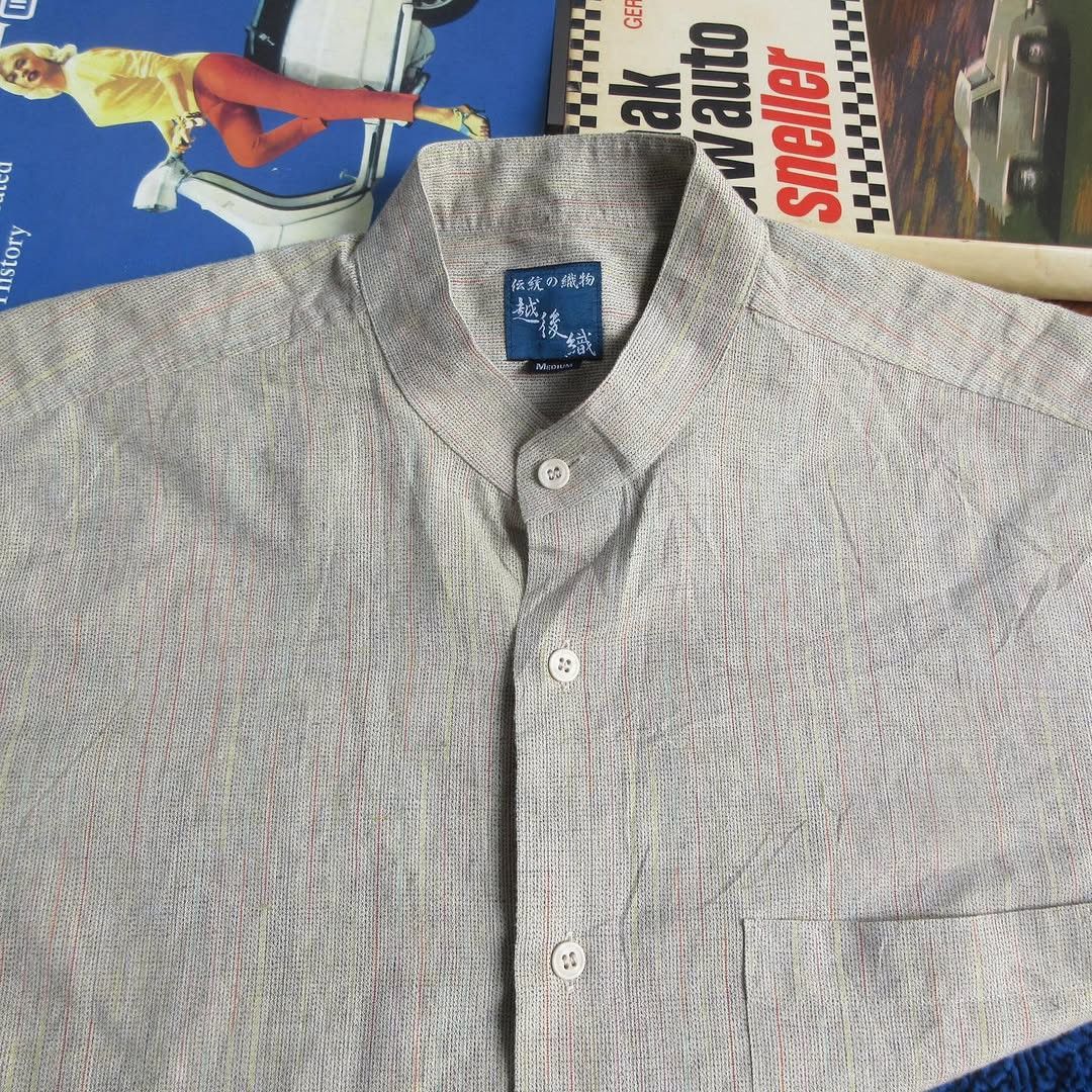 Other Sukajan Grandad Shirt In Brown khakis Colour way Some people call Size US M / EU 48-50 / 2 - 2 Thumbnail