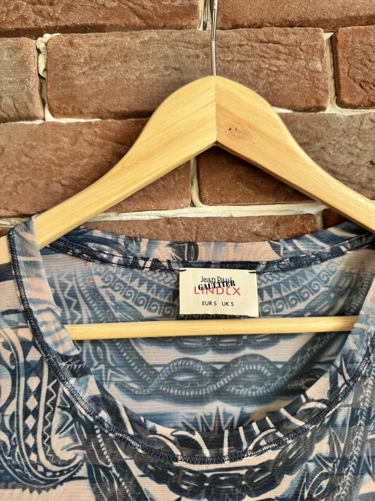 Jean Paul Gaultier Jean Paul Gaultier Tattoo Mesh Top Hyoe Streetwear Hype S Size S / US 4 / IT 40 - 7 Thumbnail