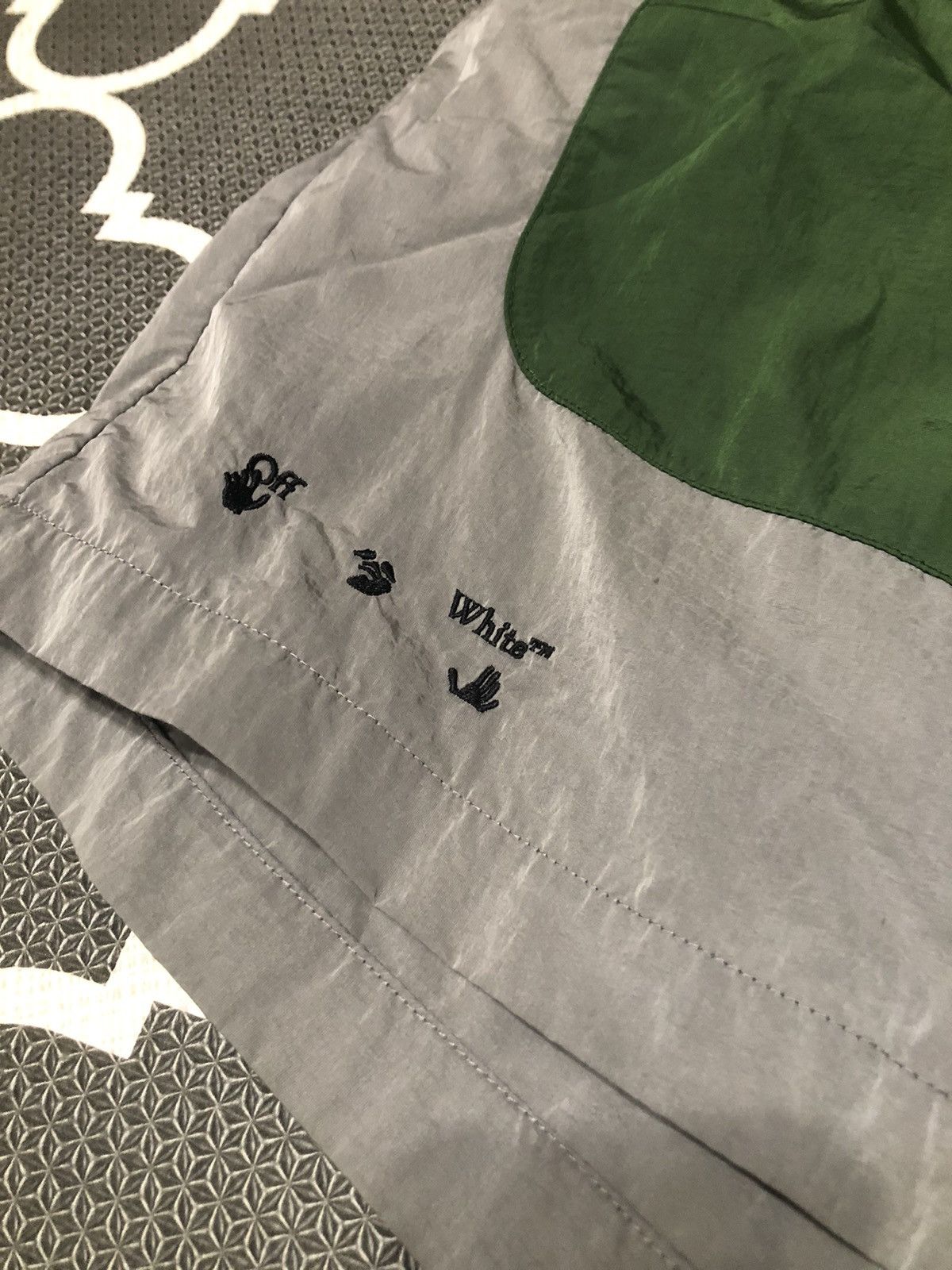 Jordan Brand × Off-White Off White x Jordan Shorts Green/Grey Size XL Size US 35 - 4 Thumbnail