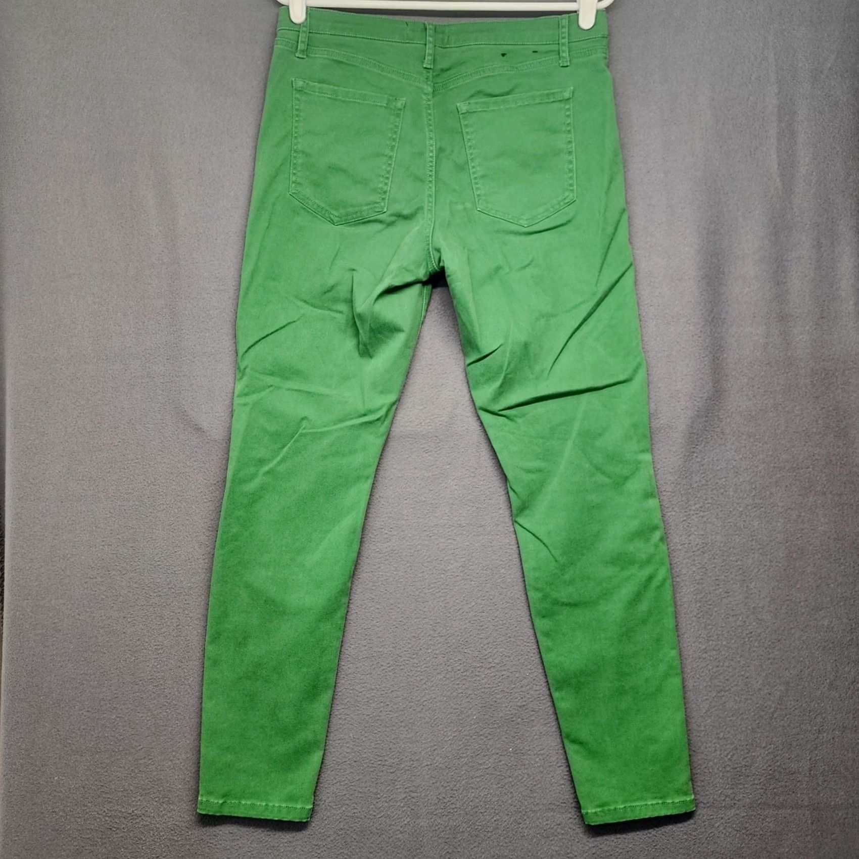 Banana Republic Banana Republic Jeans Women 10|30 Happy Green Mid Rise Skinny Fit Stretch Preppy Jeans Women 10 Regular Green Skinny Jeans Women Mens Girls Size 32" / US 10 / IT 46 - 2 Thumbnail