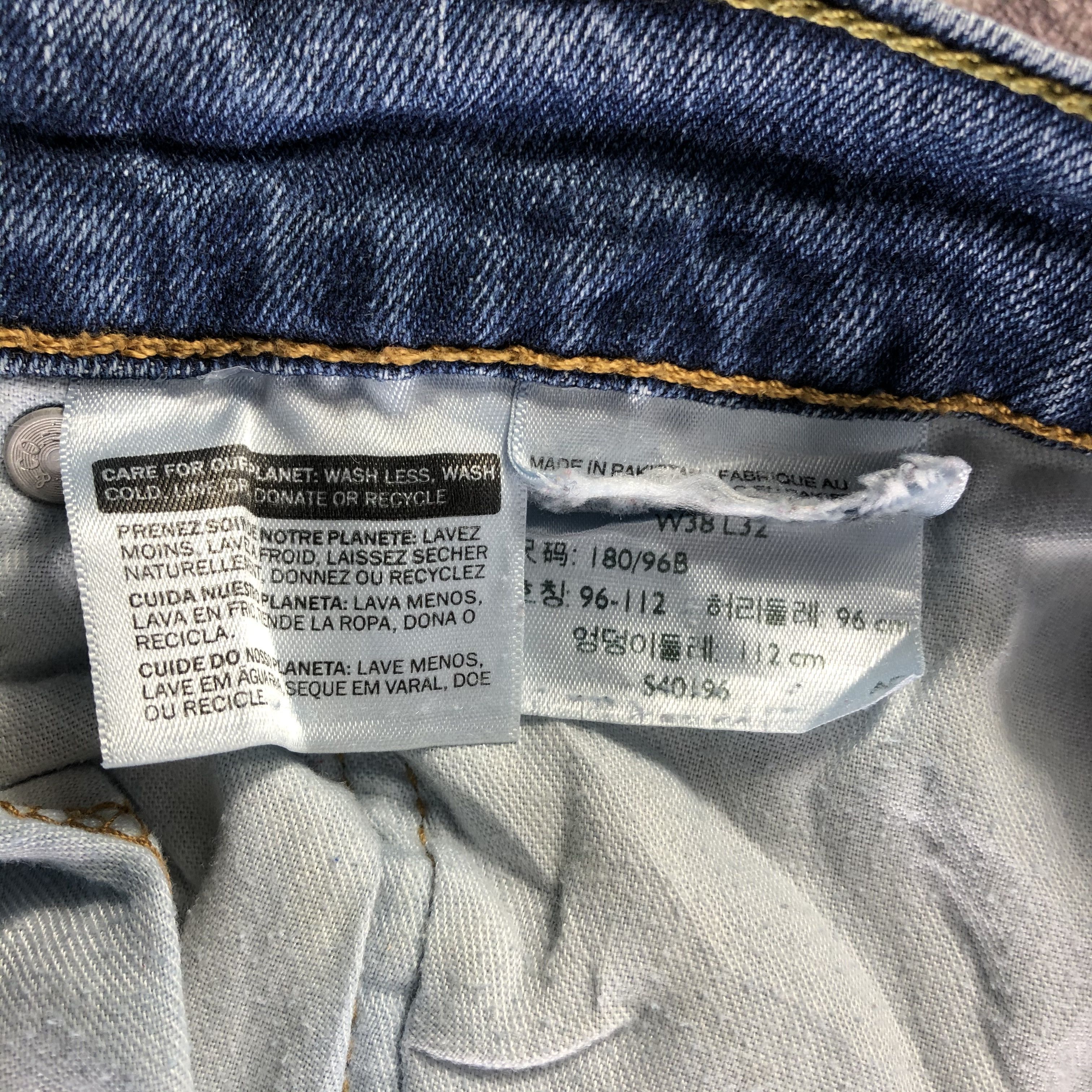 Levi's × Vintage Vintage Blue Wash Levis 514 Jeans-JM3512 Size US 37 - 10 Thumbnail