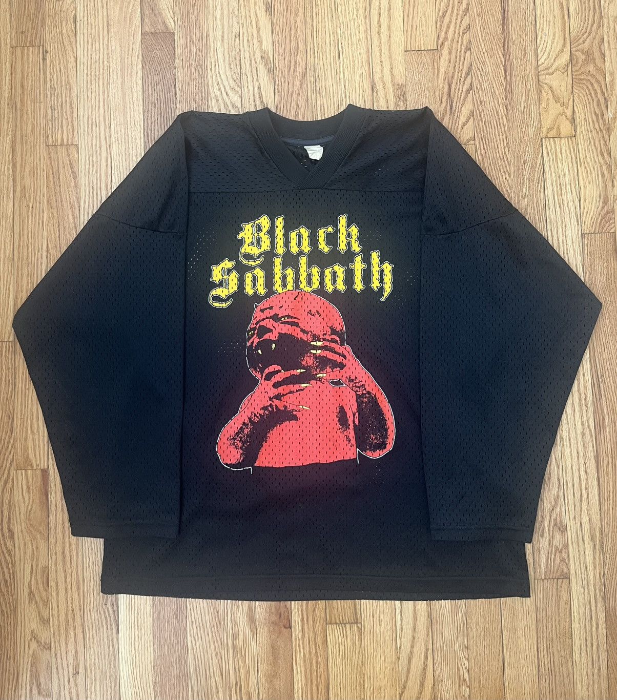Vintage Vintage 80s Black Sabbath Jersey Size US L / EU 52-54 / 3 - 1 Thumbnail