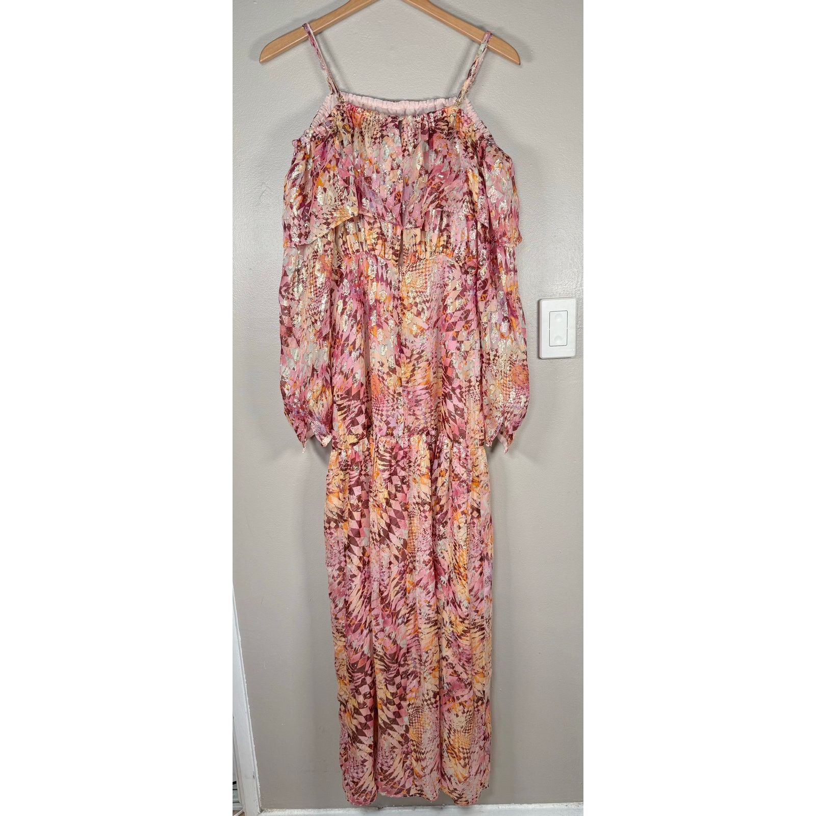 Other Dundas x Revolve Luna Maxi Dress in Optic Geo $500 size S Size S / US 4 / IT 40 - 5 Thumbnail