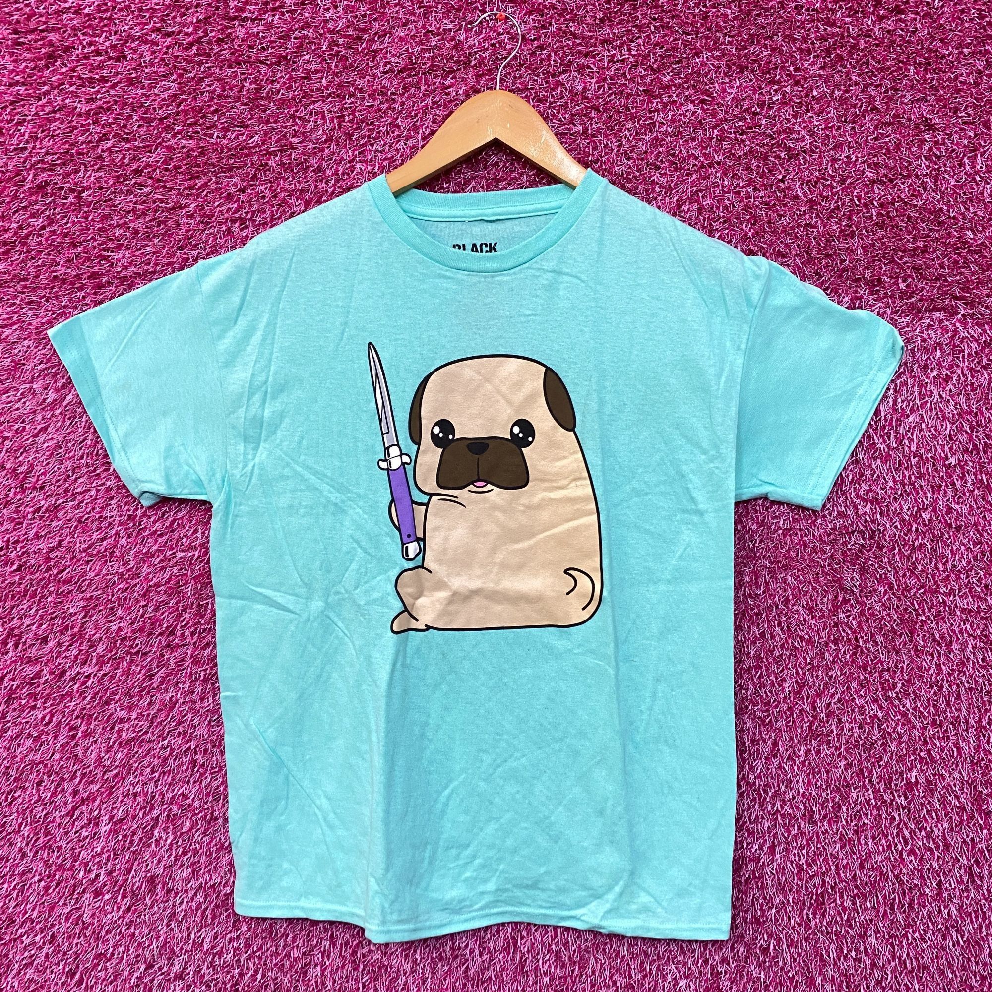 Other Doug The Thug Pug Butterfly Knife Kawaii Pop Art Tee M Size US M / EU 48-50 / 2 - 1 Thumbnail