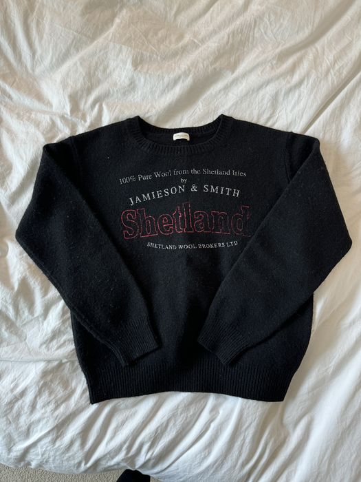 Dries van noten shetland on sale jumper