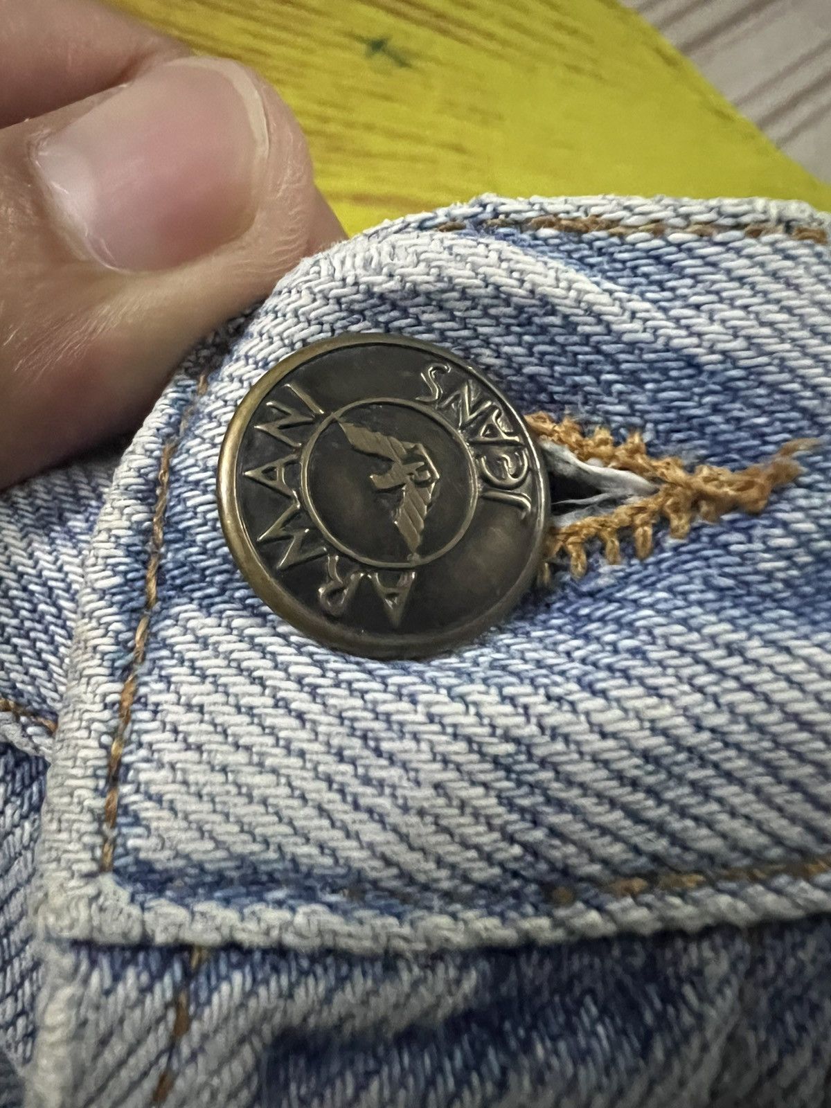 Armani VINTAGE 90’s ARMANI FADED JEAN MADE IN ITALY Size US 28 / EU 44 - 15 Thumbnail