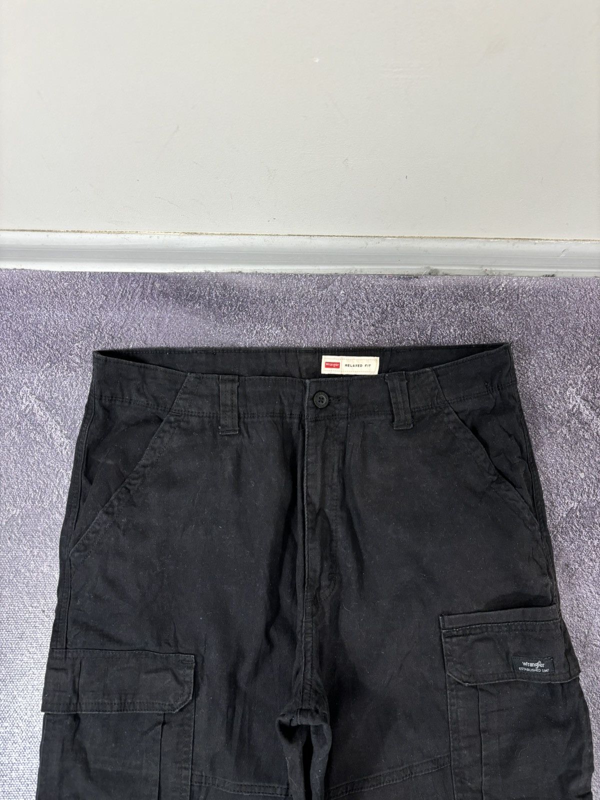 Wrangler Vintage Wrangler Y2K Utility Black USA Hype Cargo Shorts Size US 36 / EU 52 - 7 Thumbnail