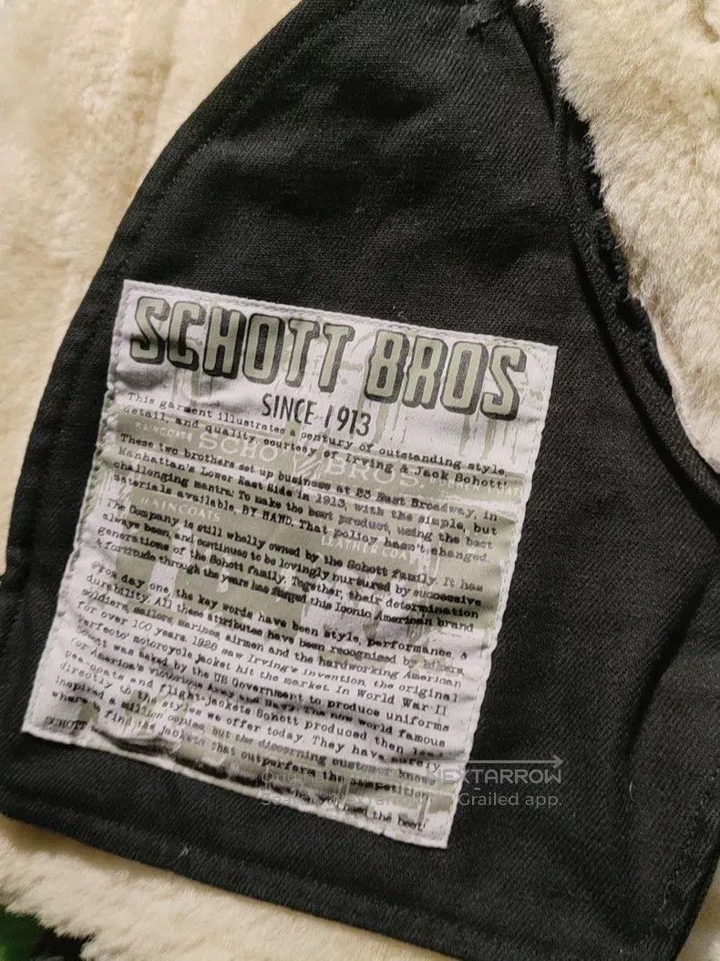 Schott Schott B3 flight suit fur is integrated Size US L / EU 52-54 / 3 - 4 Thumbnail