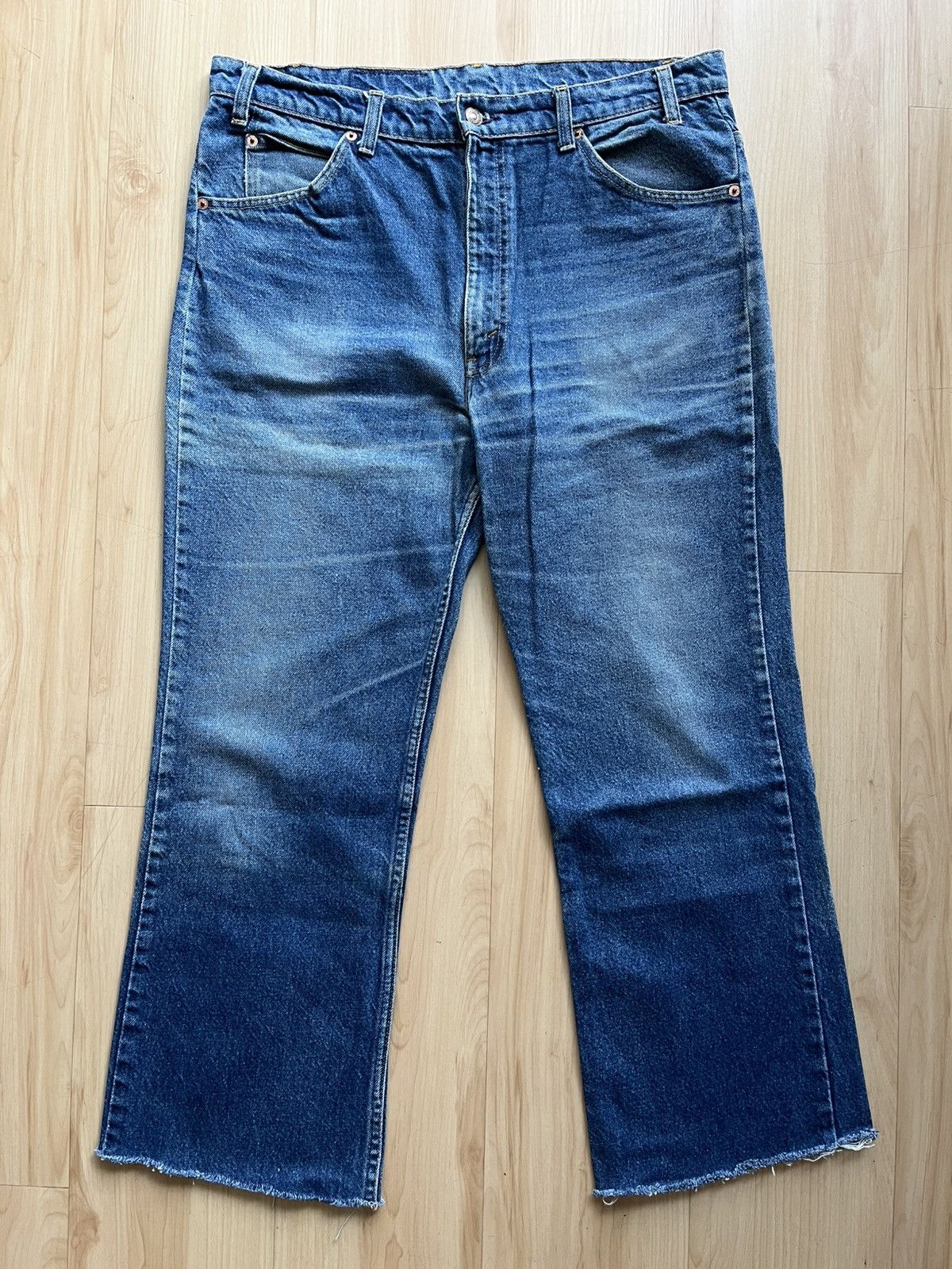 Levi's × Vintage vintage levi’s 517 orange tab bootcut flare jeans denim Size US 34 / EU 50 - 1 Thumbnail