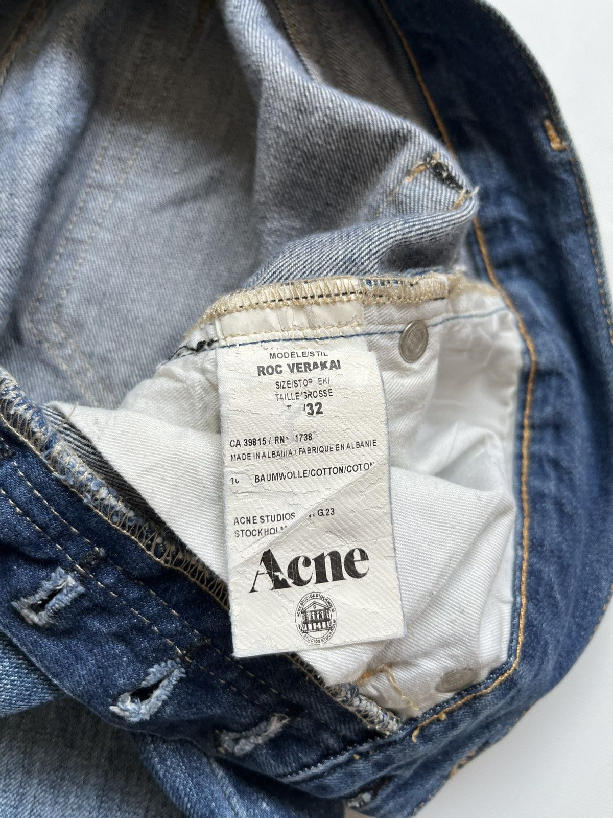 Acne Studios Acne Studios "Roc Verakai" Slim Jeans Size US 30 / EU 46 - 2 Thumbnail