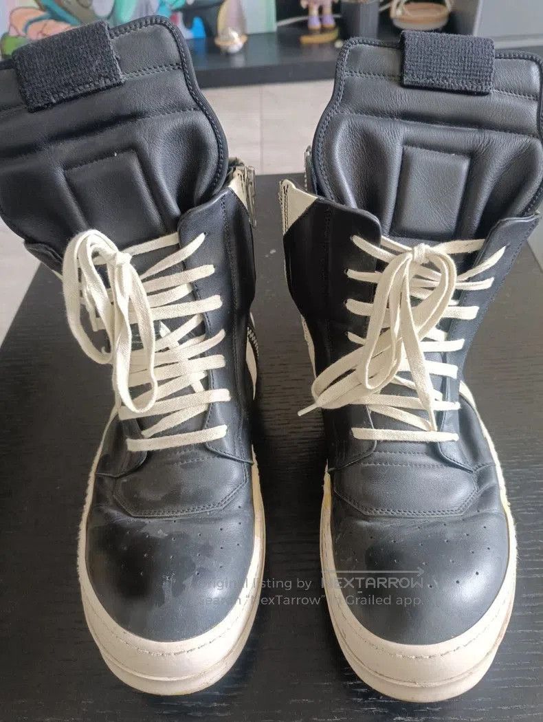 Rick Owens Rick Owens Black and White Fashion Sneakers. Size US 10.5 / EU 43-44 - 1 Thumbnail