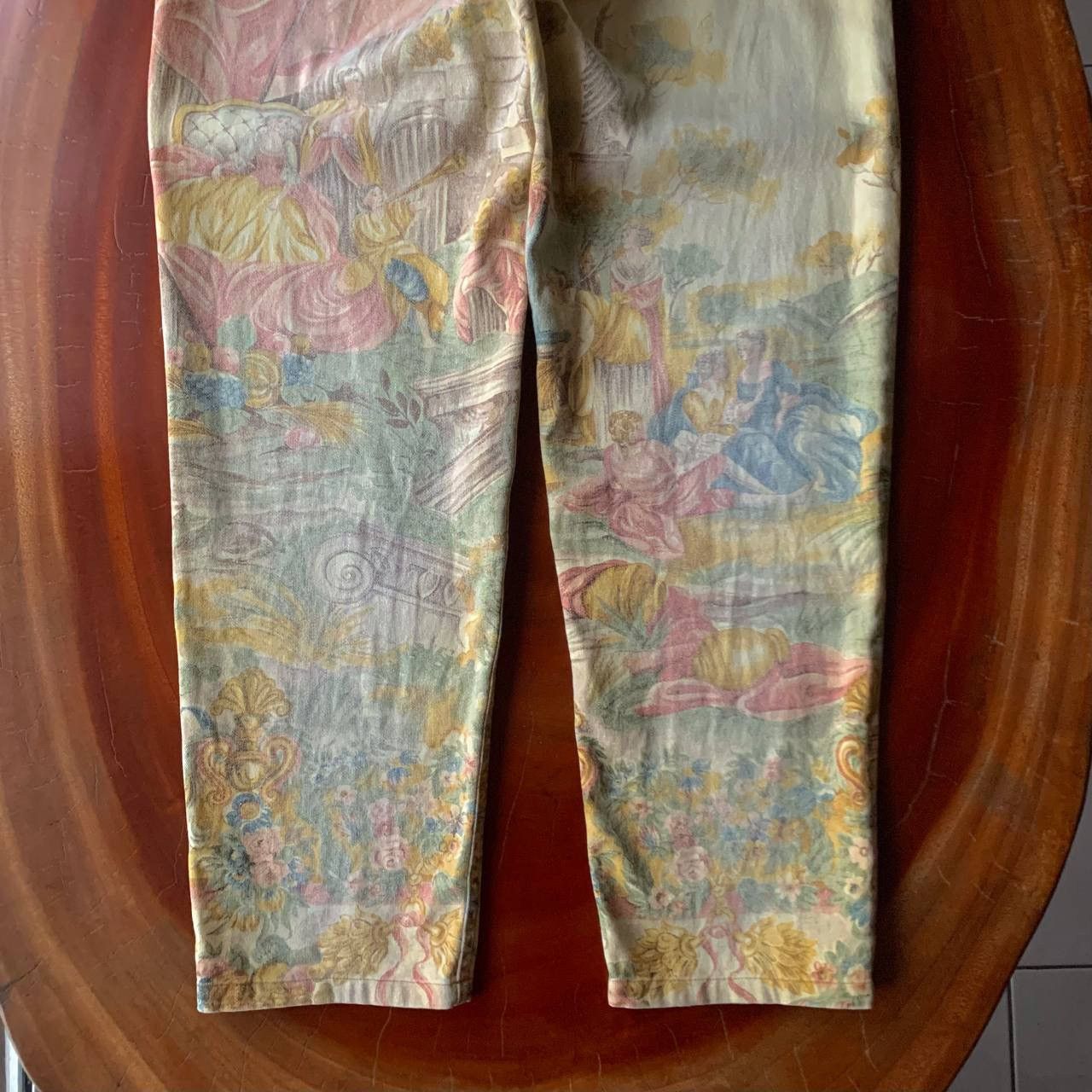 Roberto Cavalli Vintage 1990’s Roberto Cavalli Renaissance Denim Jeans Pants Size US 32 / EU 48 - 6 Thumbnail