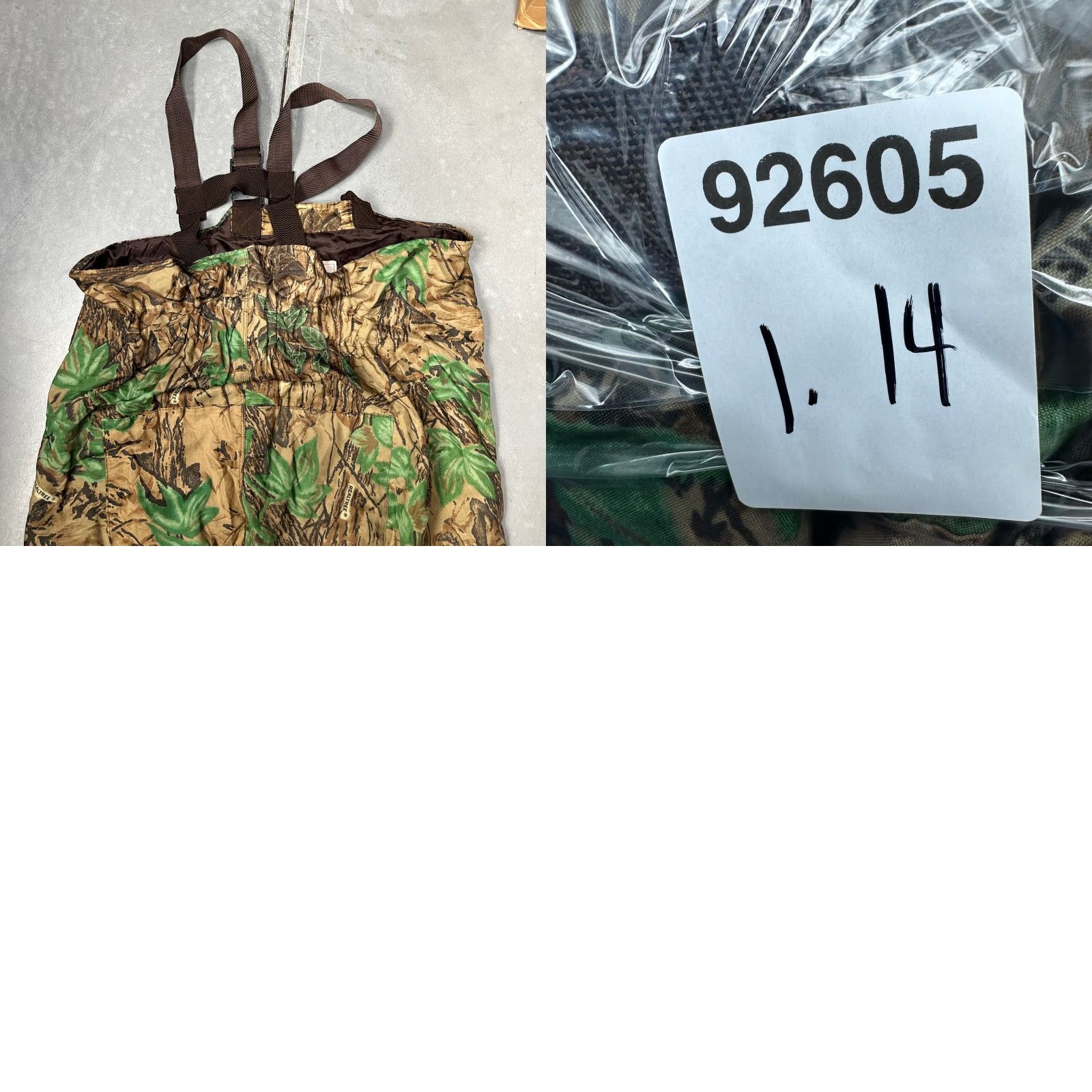 Realtree VINTAGE Realtree Weather-Rite Tree Camo Hunting Overalls Pants Men XL 31" Inseam Size US 36 / EU 52 - 10 Thumbnail