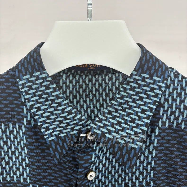 Louis Vuitton Louis Vuitton FW25 Co-branded Checkerboard Short Sleeve Sh Size US S / EU 44-46 / 1 - 3 Thumbnail