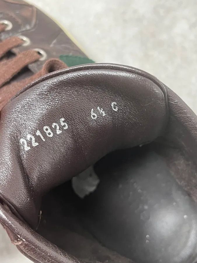 Gucci 2000s Gucci Brown Signature Monogrammed Leather High Sneakers Size US 7 / EU 40 - 9 Thumbnail