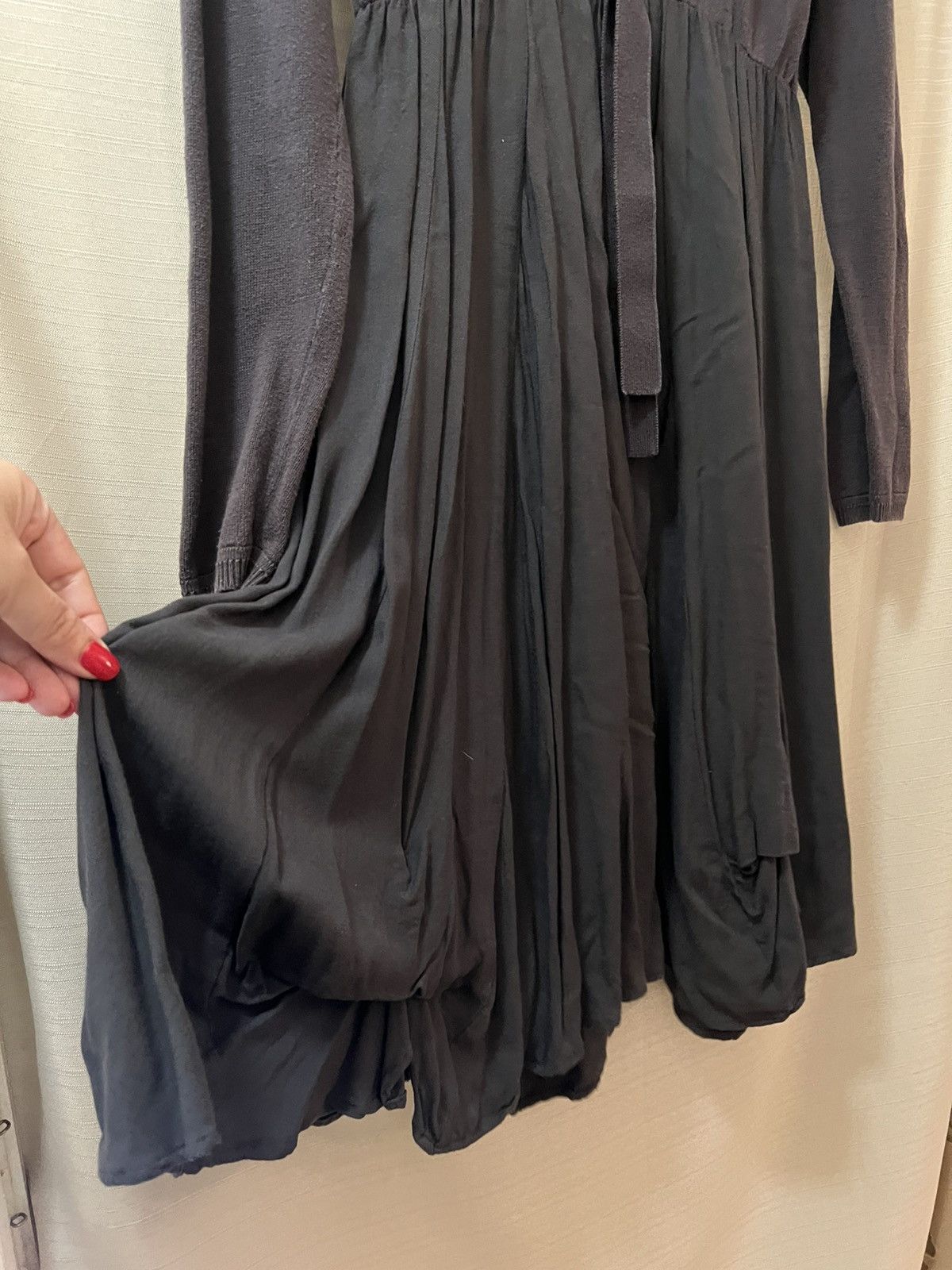 Other DDP grey dress size medium tie front and back Size M / US 6-8 / IT 42-44 - 2 Thumbnail