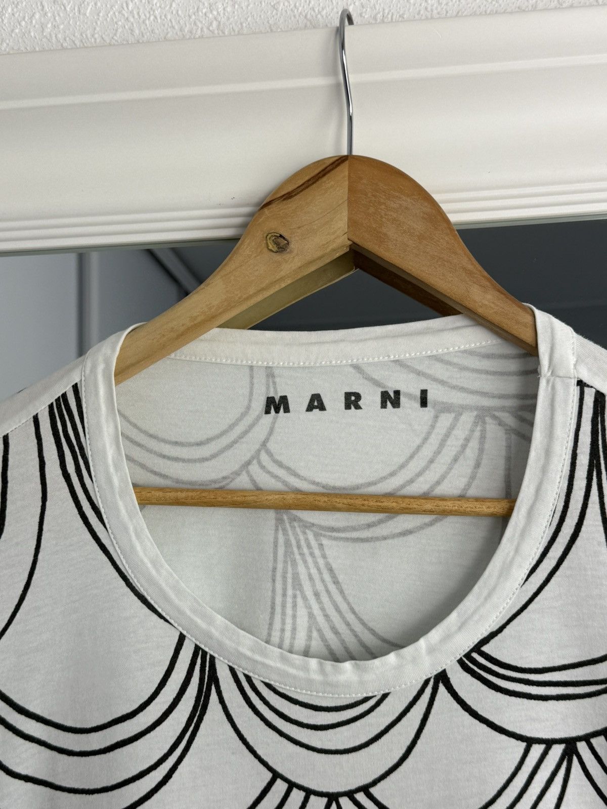 Marni Marni Designer T-Shirt Art Rare Tee Marni Size: 44 Size M / US 6-8 / IT 42-44 - 6 Thumbnail