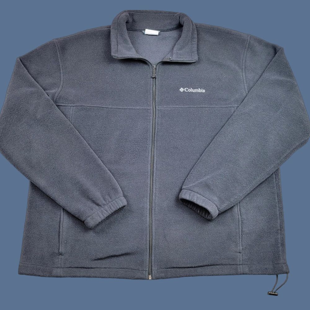Layer 8 Columbia Jacket Mens 2XL Black Full Zip Fleece Outdoor Hiking Warm XXL Layer Size US XXL / EU 58 / 5 - 1 Thumbnail