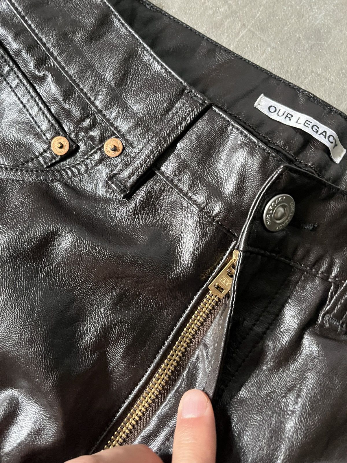 Our Legacy Our Legacy Extended Third Cut Polyurethane pants Size US 32 / EU 48 - 8 Thumbnail