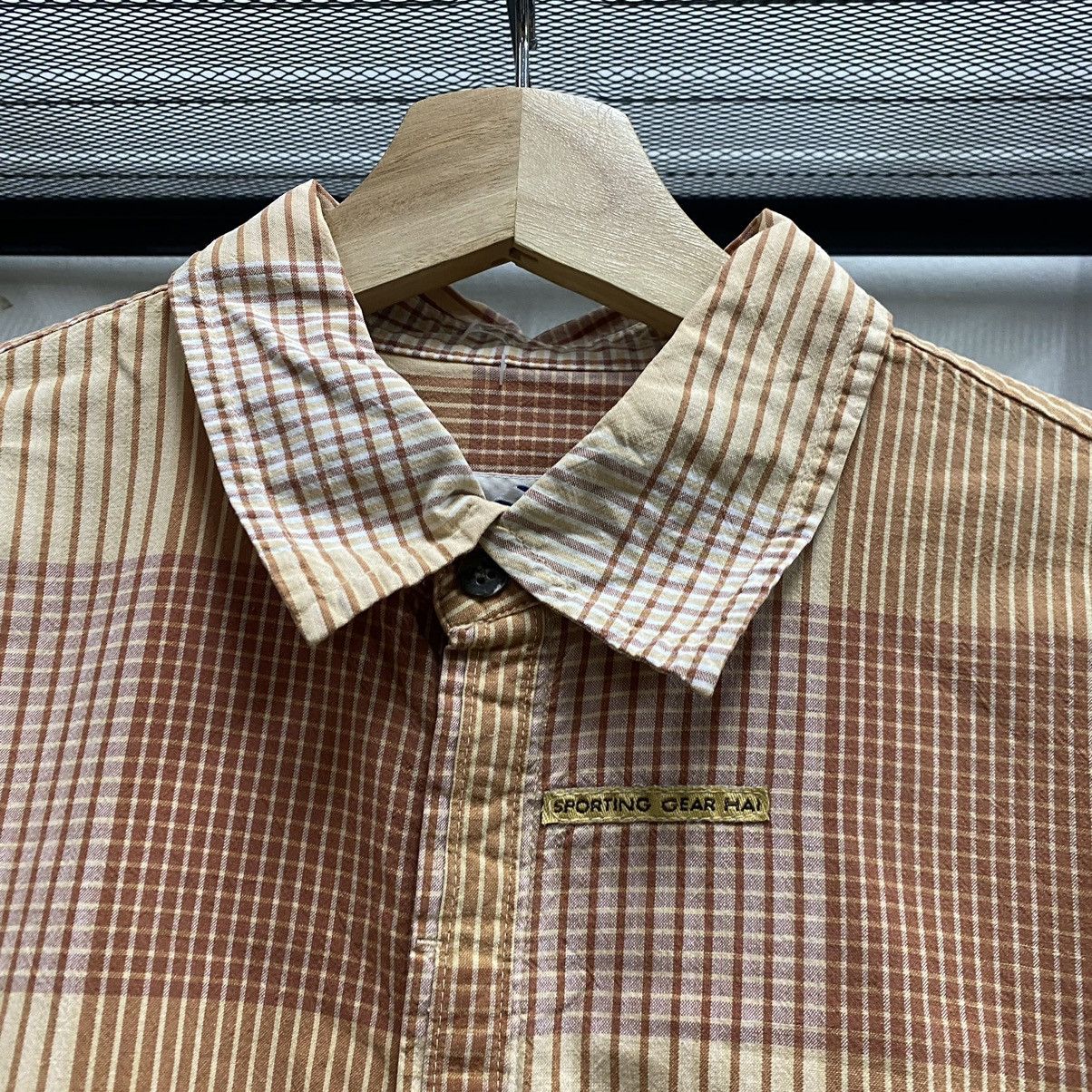 Hai Sporting Gear HAI SPORTING GEAR BY ISSEY MIYAKE CHECKED BUTTON SHIRT Size US M / EU 48-50 / 2 - 5 Thumbnail