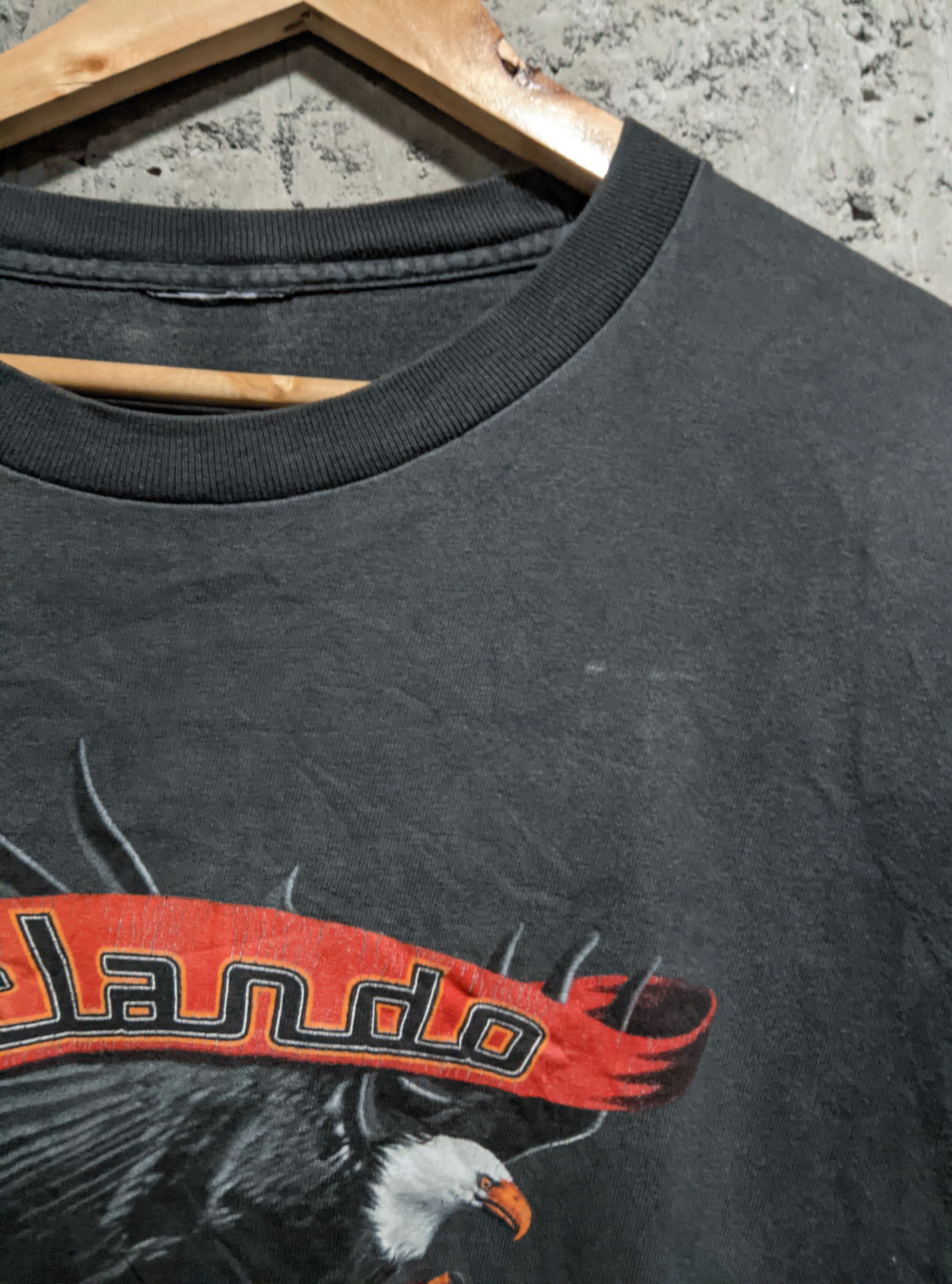 Harley Davidson Vintage 2003 Harley Davidson sleeve flame wcc sun faded erd Size US L / EU 52-54 / 3 - 6 Thumbnail