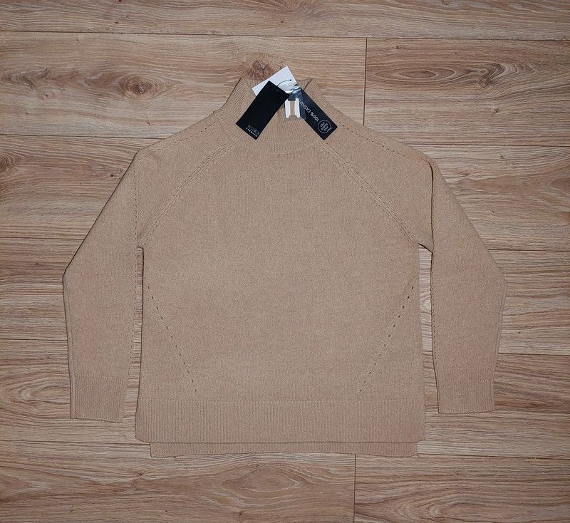 C&A 100% cashmere sweater beige new luxury soft comfortable Size S / US 4 / IT 40 - 1 Thumbnail