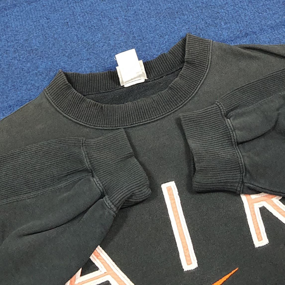 Nike Vintage 90s Nike Air Big Logo Embroidered Sweatshirt C291N4 Size M / US 6-8 / IT 42-44 - 4 Thumbnail