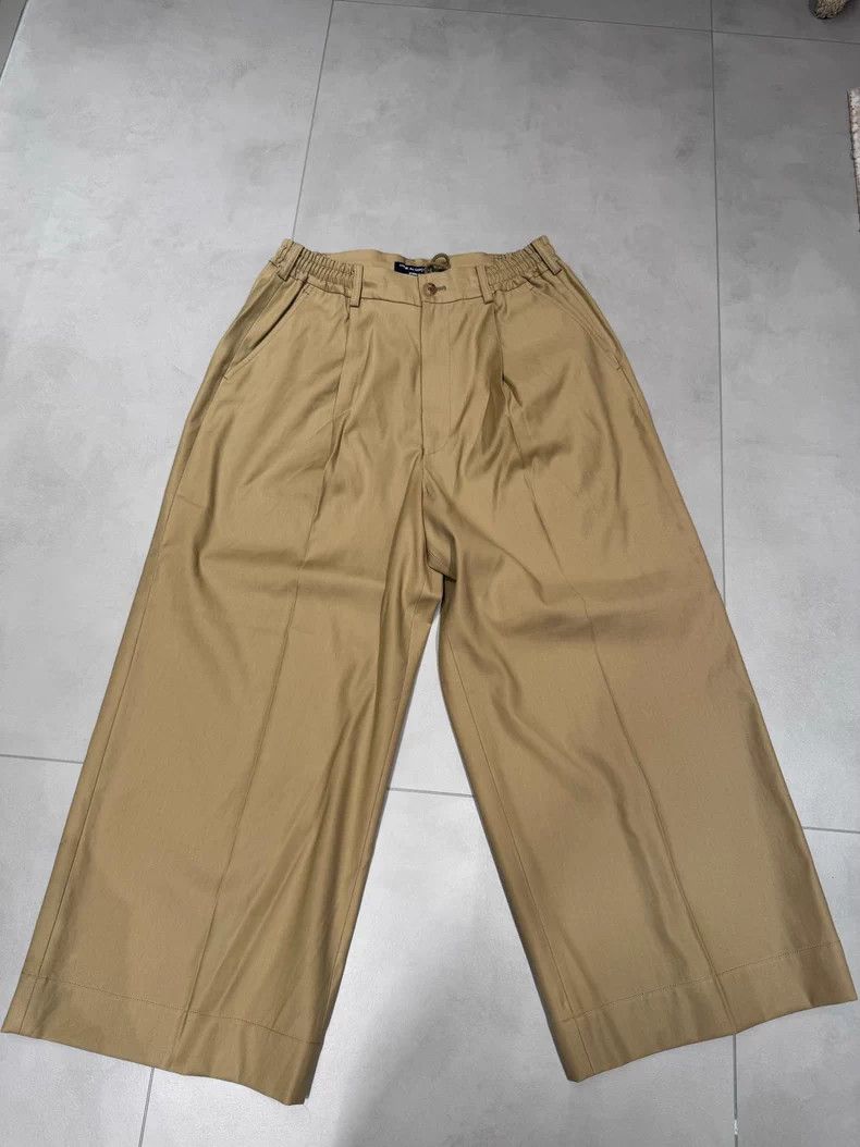 Comme des Garcons CDG Homme Cotton Wide-Leg Pants Size US 31 - 1 Thumbnail