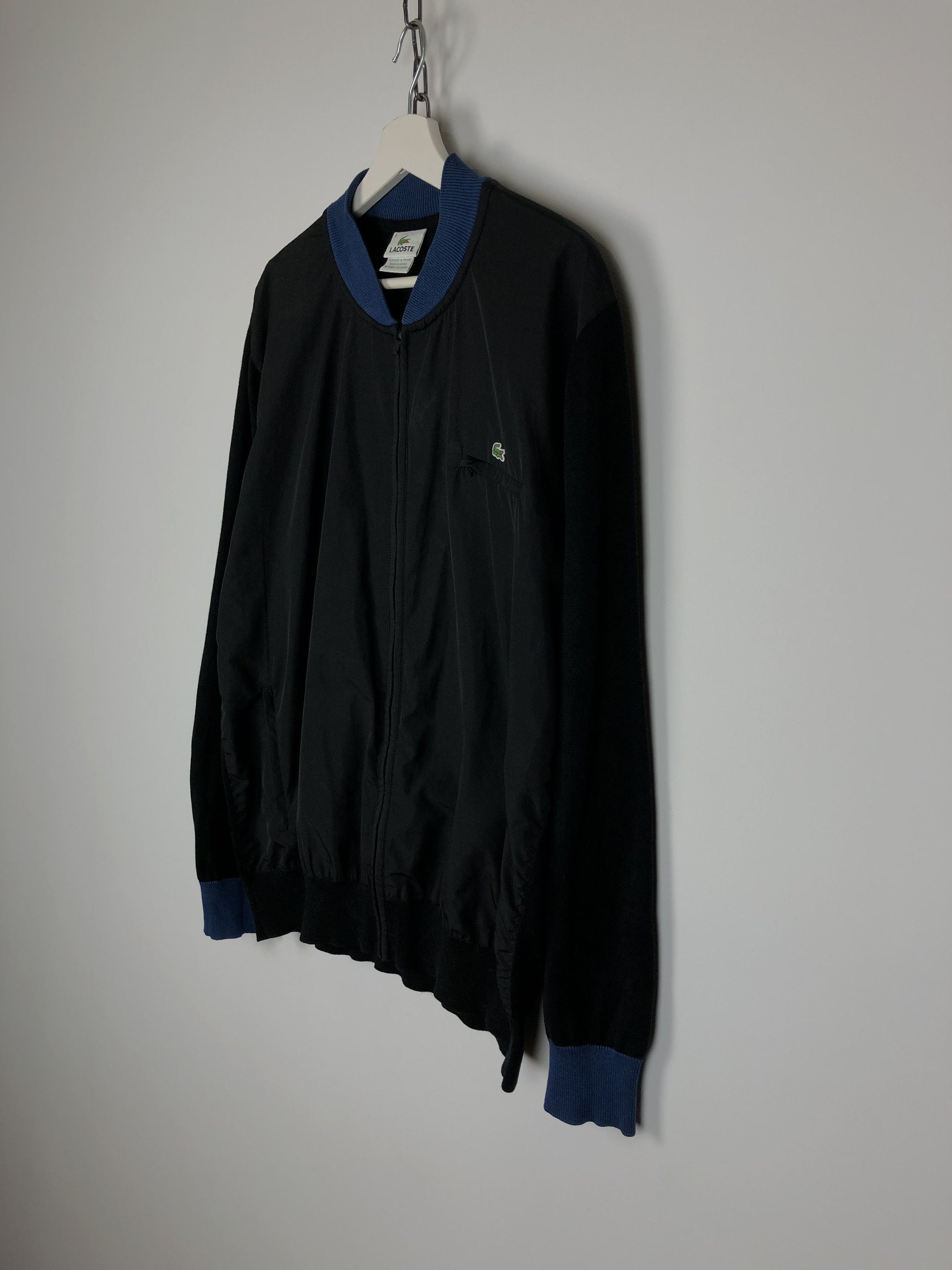Lacoste Lacoste Vintage Track Zip Jacket Black size 6 (XL) Size US XL / EU 56 / 4 - 6 Thumbnail