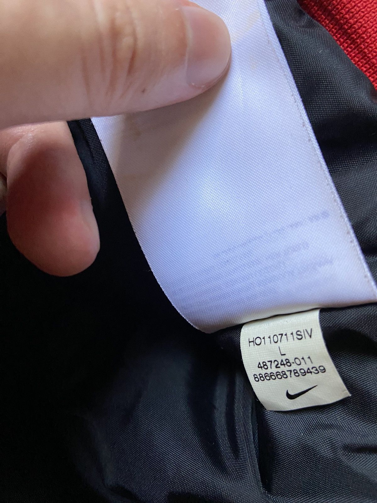 Nike × Vintage Nike varsity bomber jacket force uptown 1989 Size US M / EU 48-50 / 2 - 7 Thumbnail