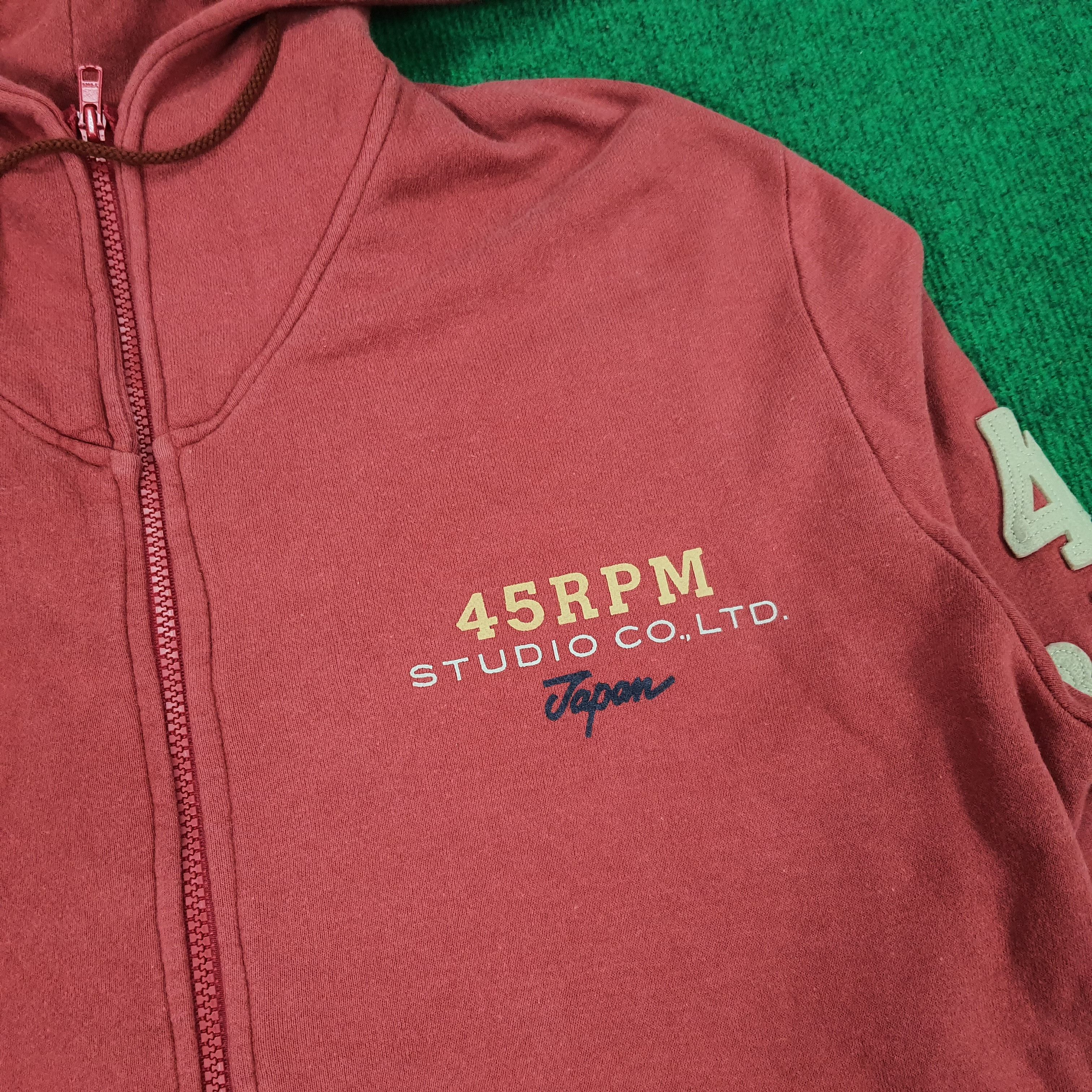 45rpm × Japanese Brand Vintage 45rpm Studio Special Issued Zipper Hoodies Size US M / EU 48-50 / 2 - 2 Thumbnail