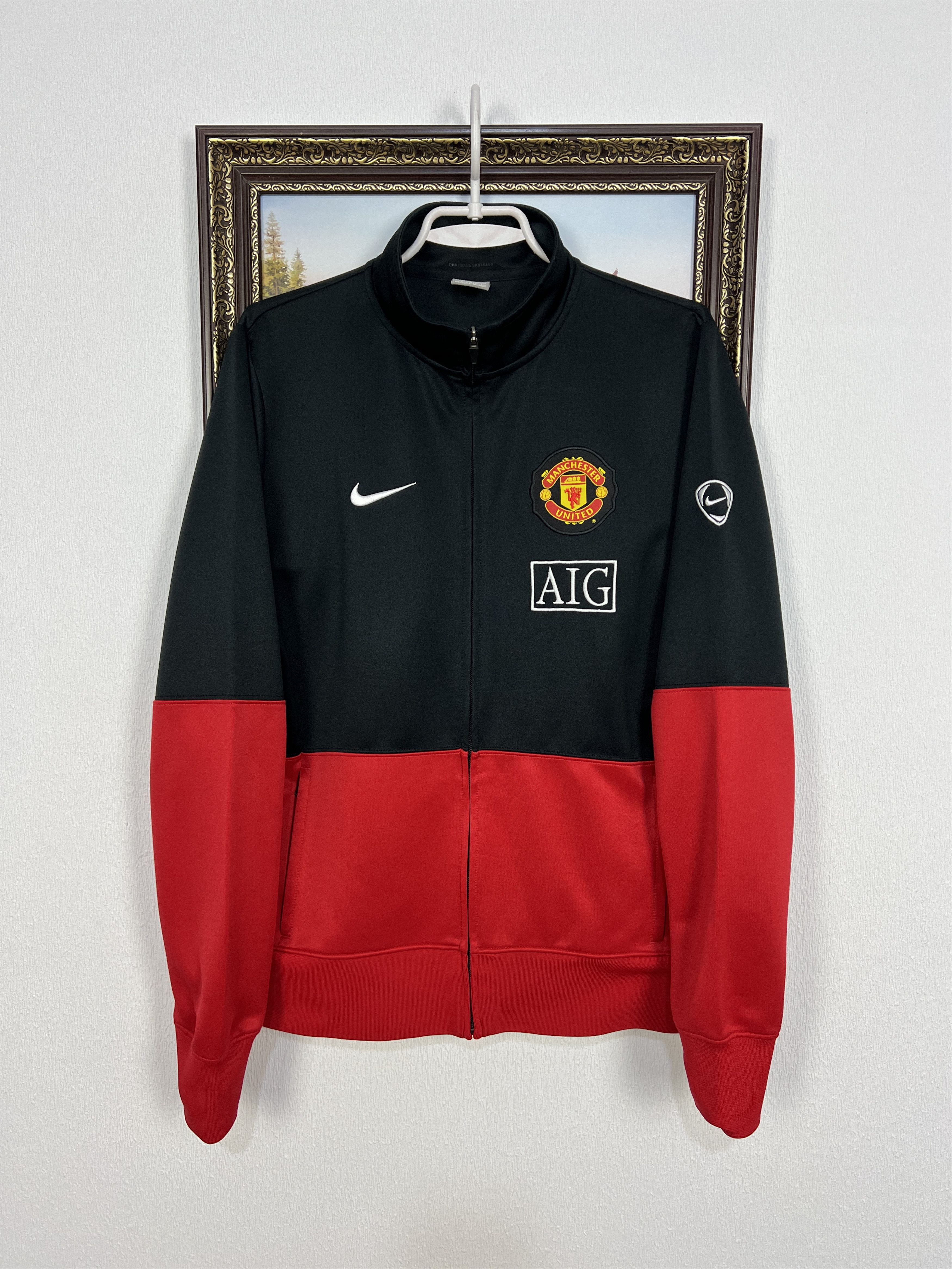Nike Vintage Nike Manchester United Football Jacket Soccer Size US M / EU 48-50 / 2 - 1 Thumbnail
